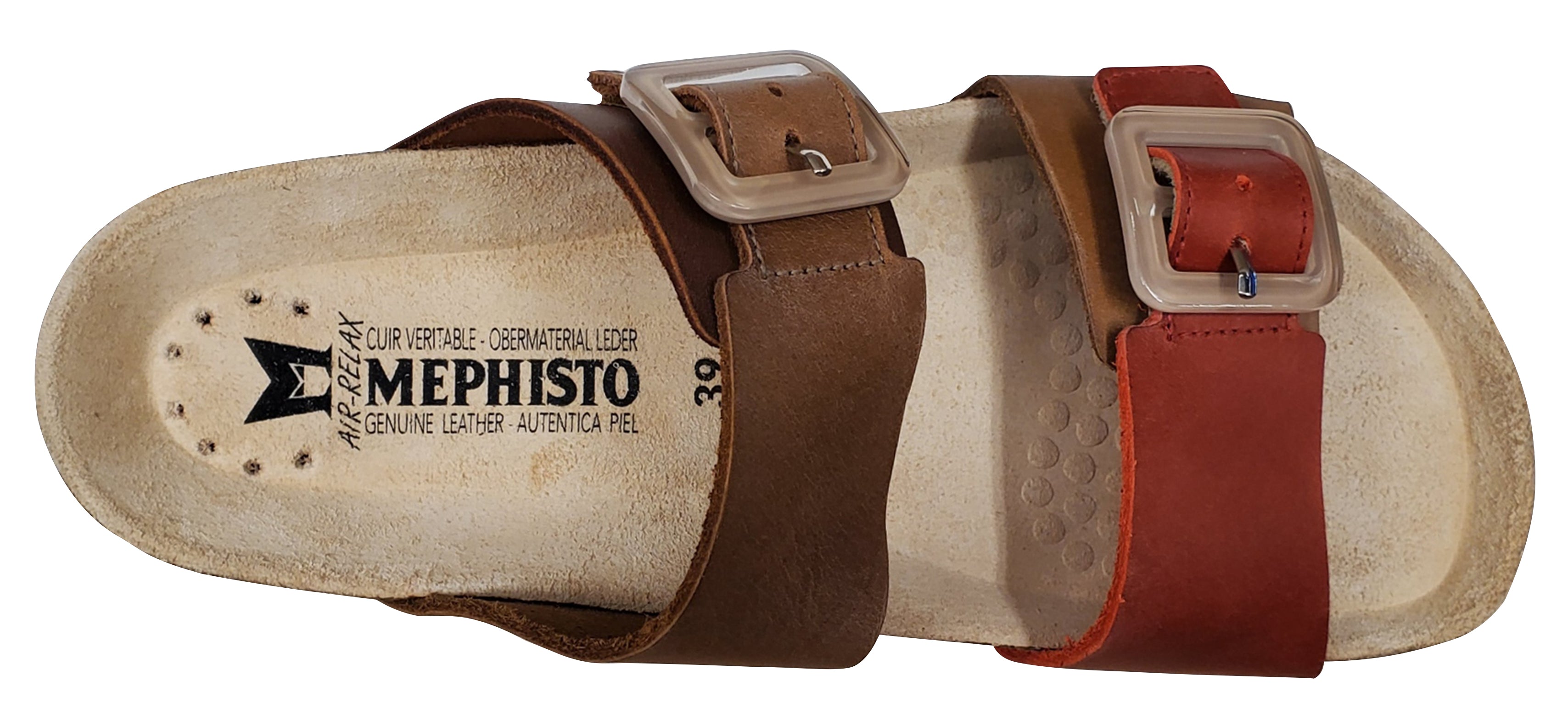 Sandale Madison pour femme de Mephisto, couleur camel