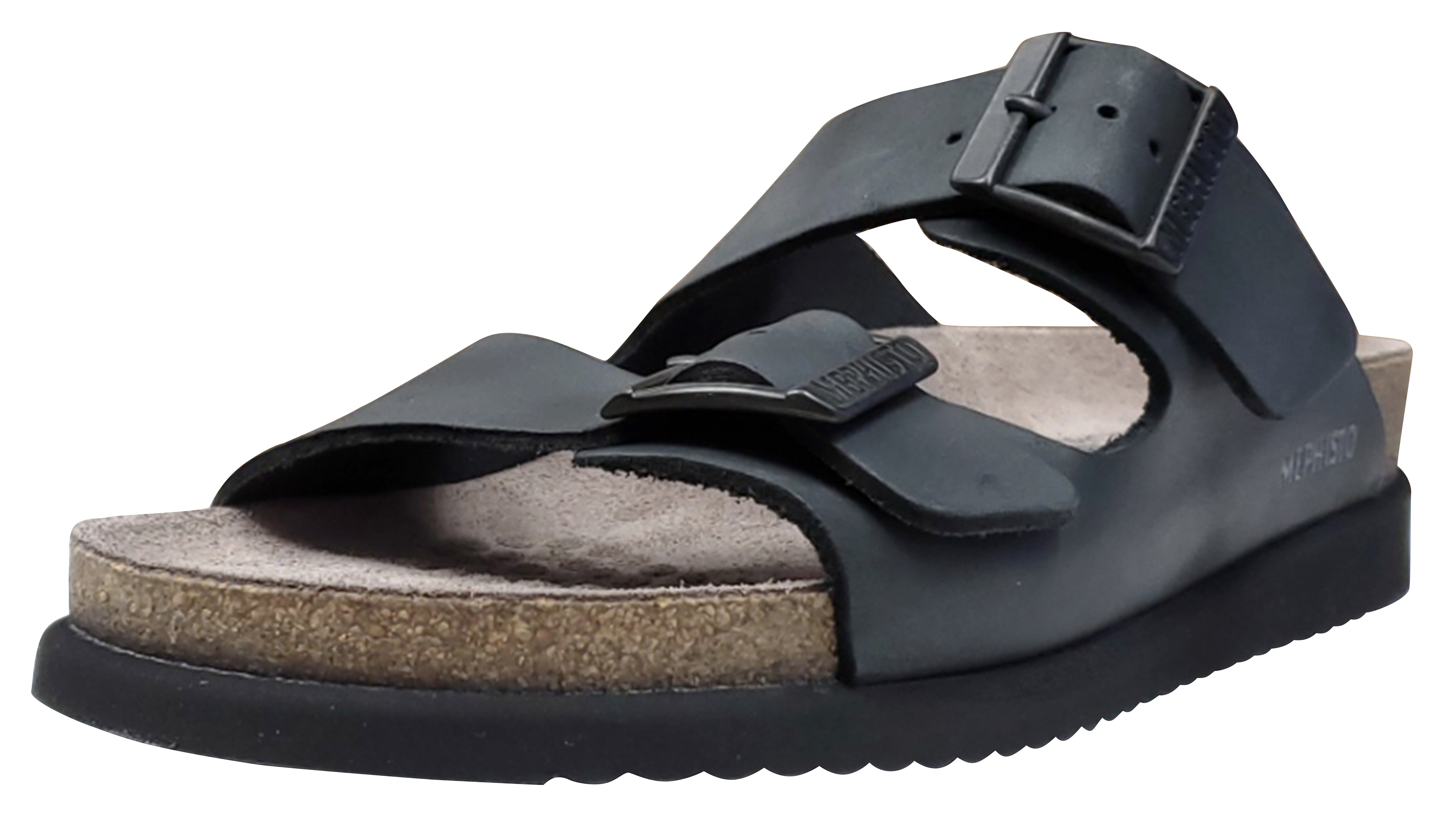 Sandale Hester pour femme Mephisto, noire, scratch 3400