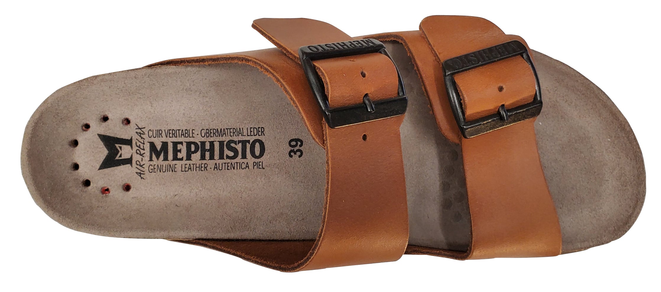 Sandale Hester pour femme Mephisto, marron rayé 3478