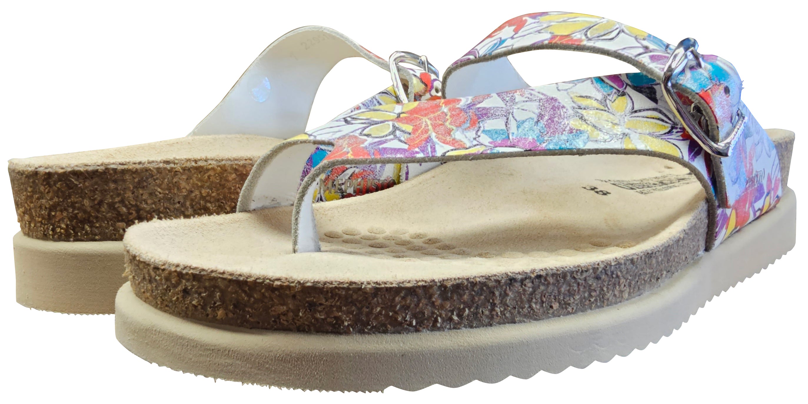 Sandale femme Mephisto Helen multicolore fantaisie