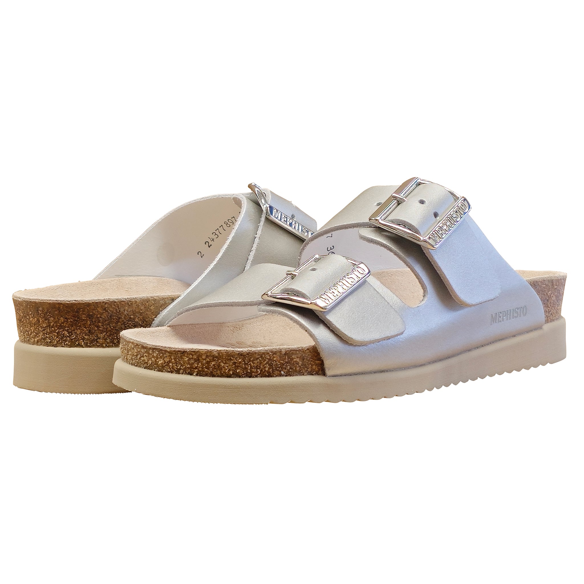 Sandale Hester pour femme Mephisto Argent Perla