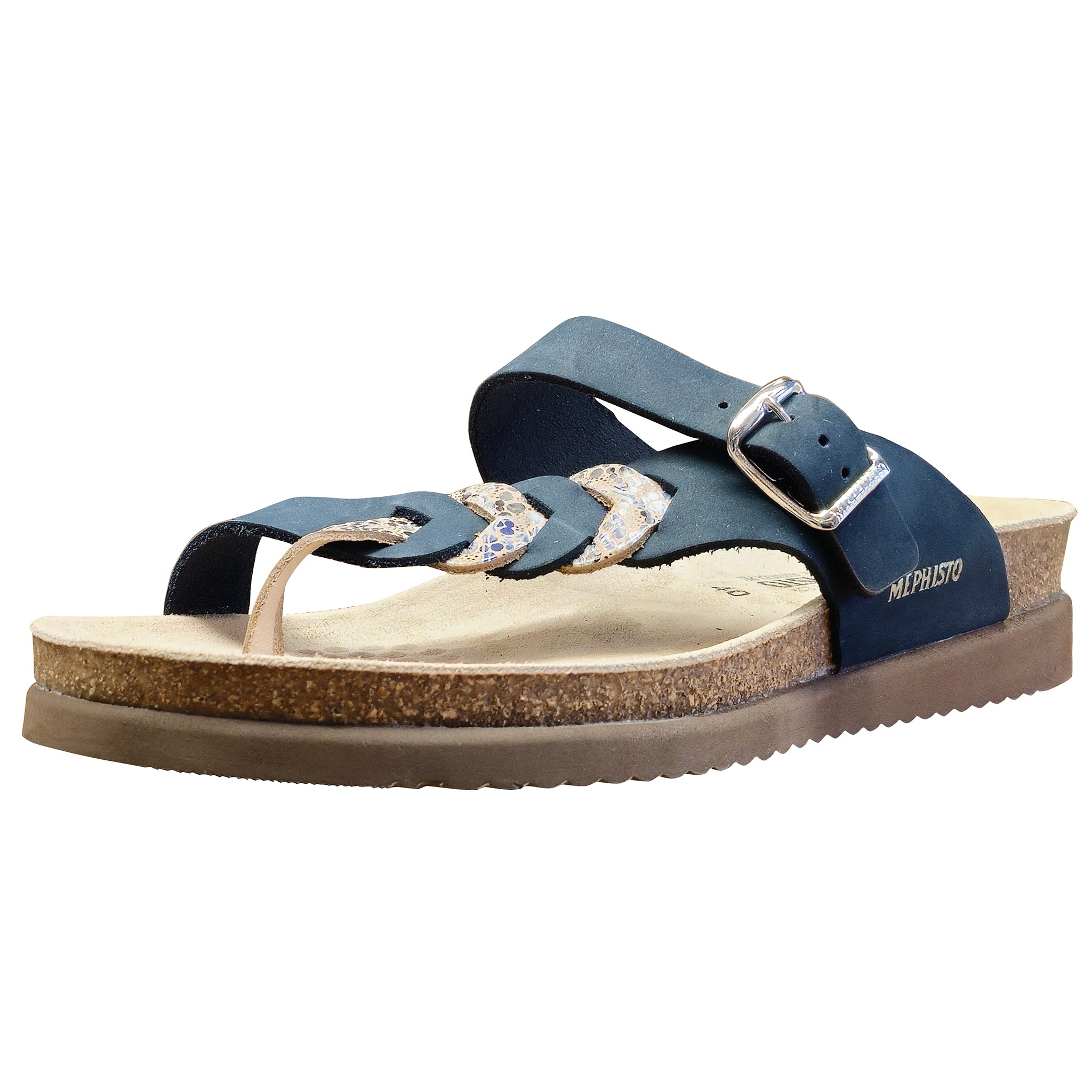 Sandale Heleonore pour femme de Mephisto, bleu marine