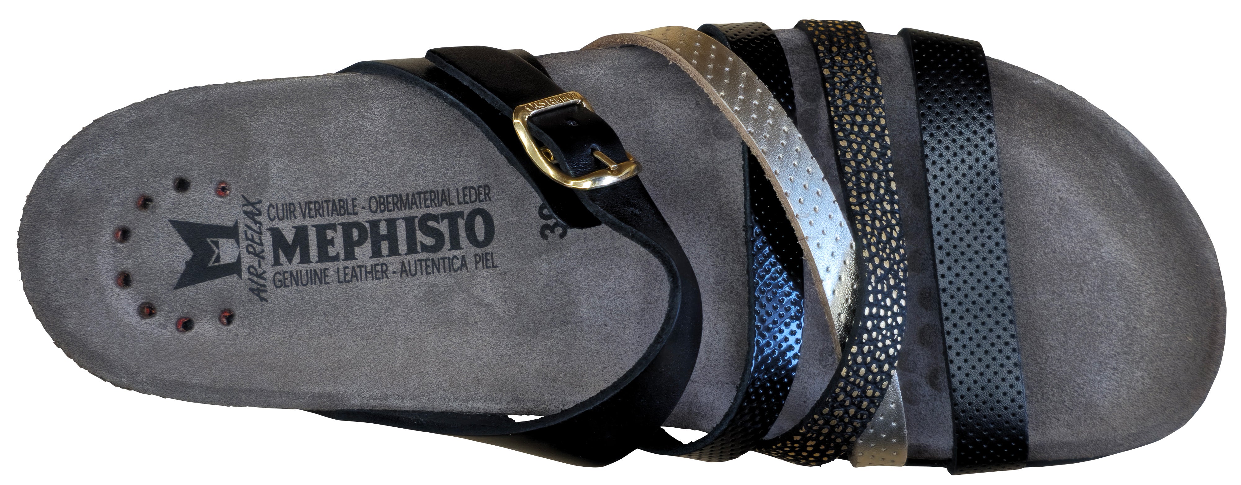 Sandale Huleda noire pour femme de Mephisto
