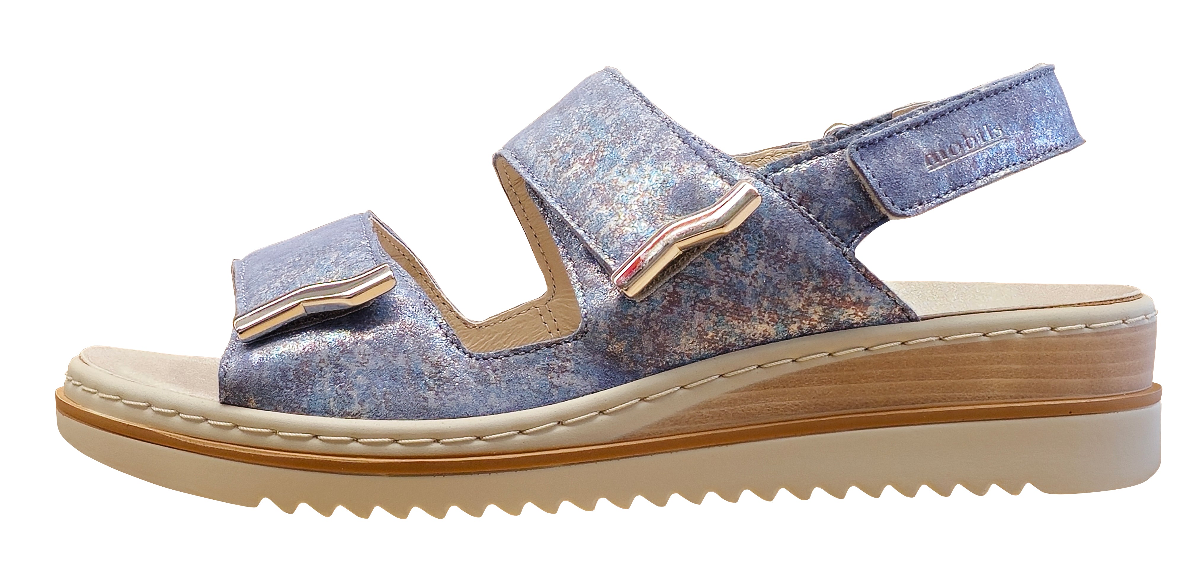 Sandales ergonomiques Darcie pour femmes, bleu jean