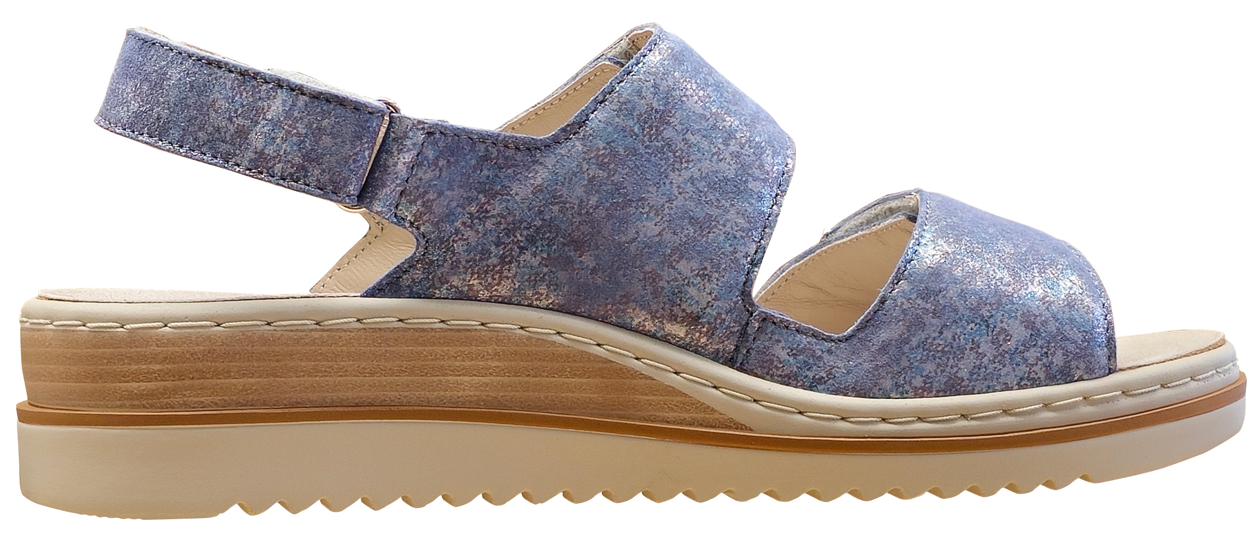 Sandales ergonomiques Darcie pour femmes, bleu jean