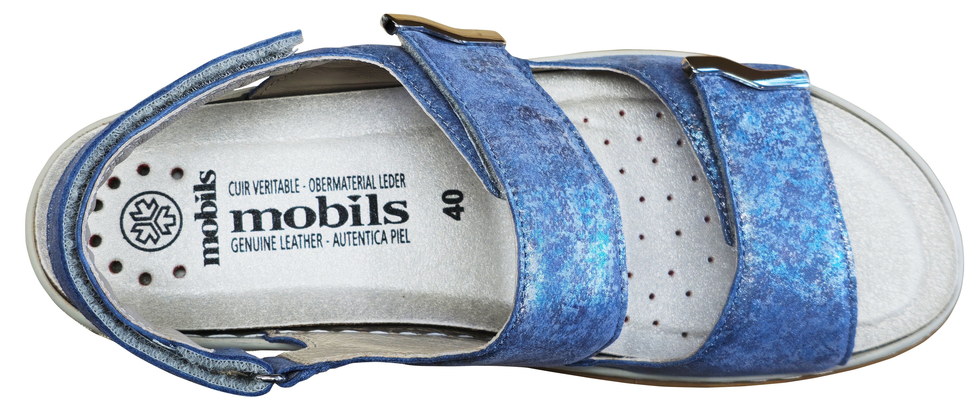 Sandales ergonomiques Darcie pour femmes, bleu jean