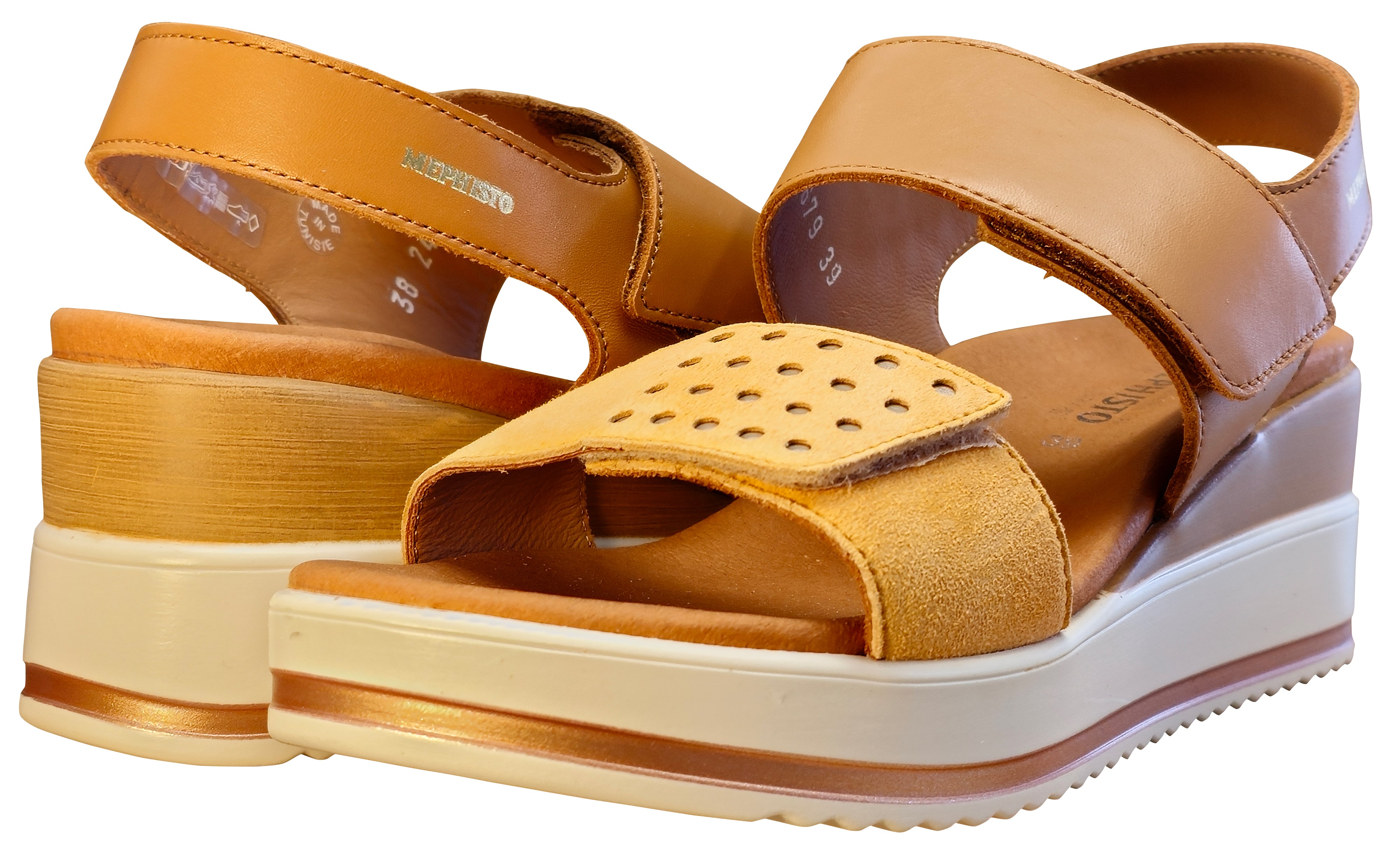 Sandales Mephisto Swena pour femme, orange
