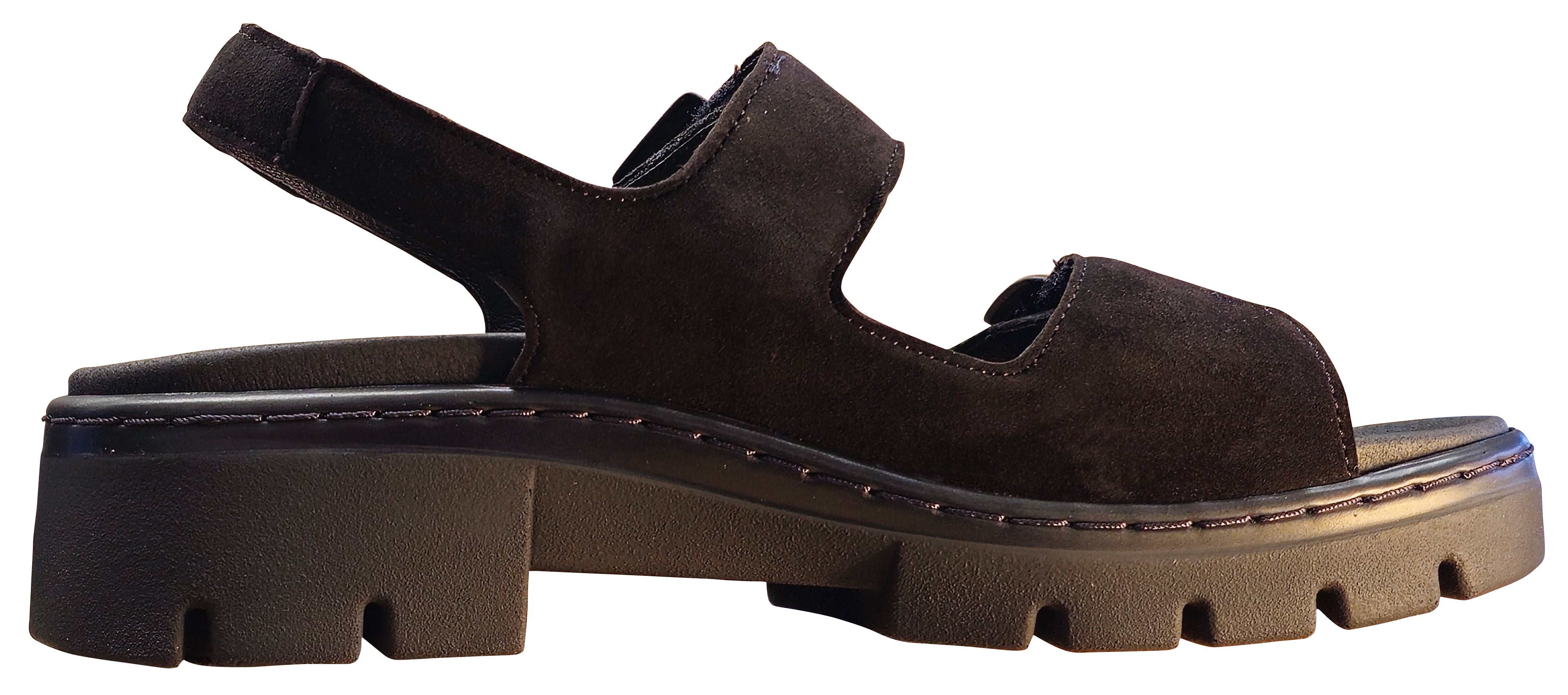 Sandales ergonomiques Mephisto Mobils Amira pour femme, noires