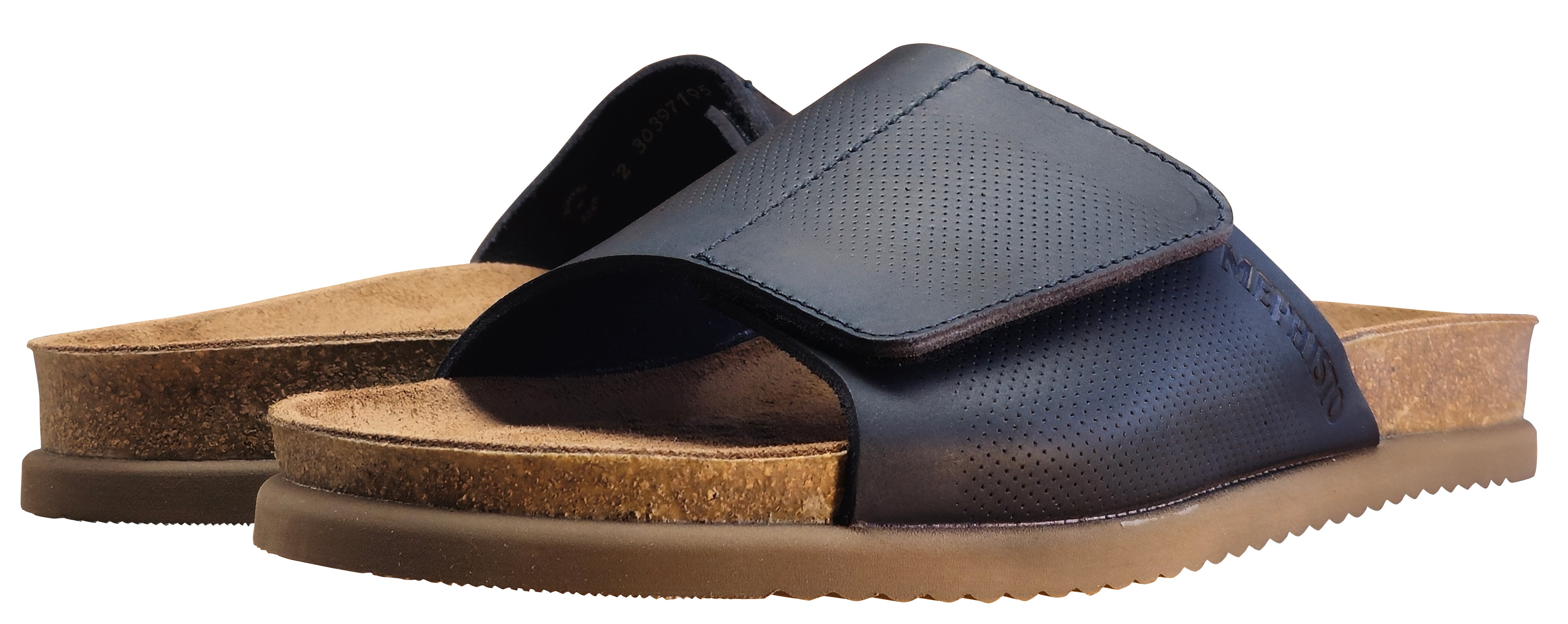 Mephisto Nilton Sandale pour homme Bleu marine