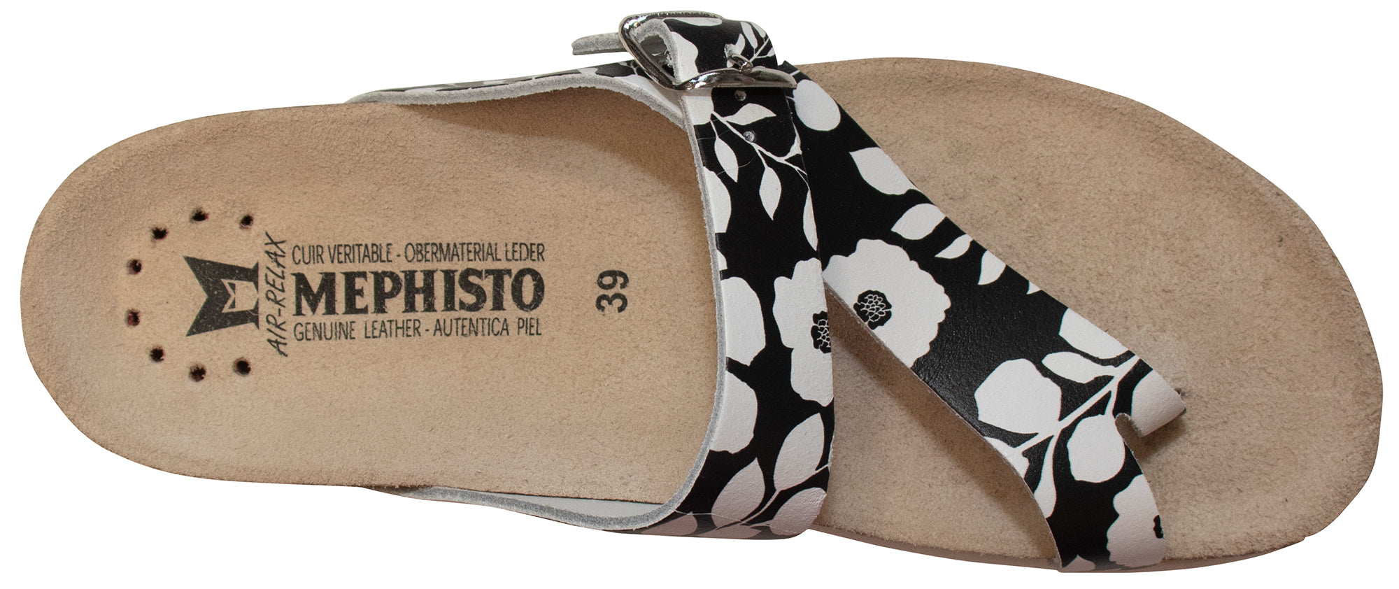 Sandale Helen pour femme Mephisto, noire Tokyo