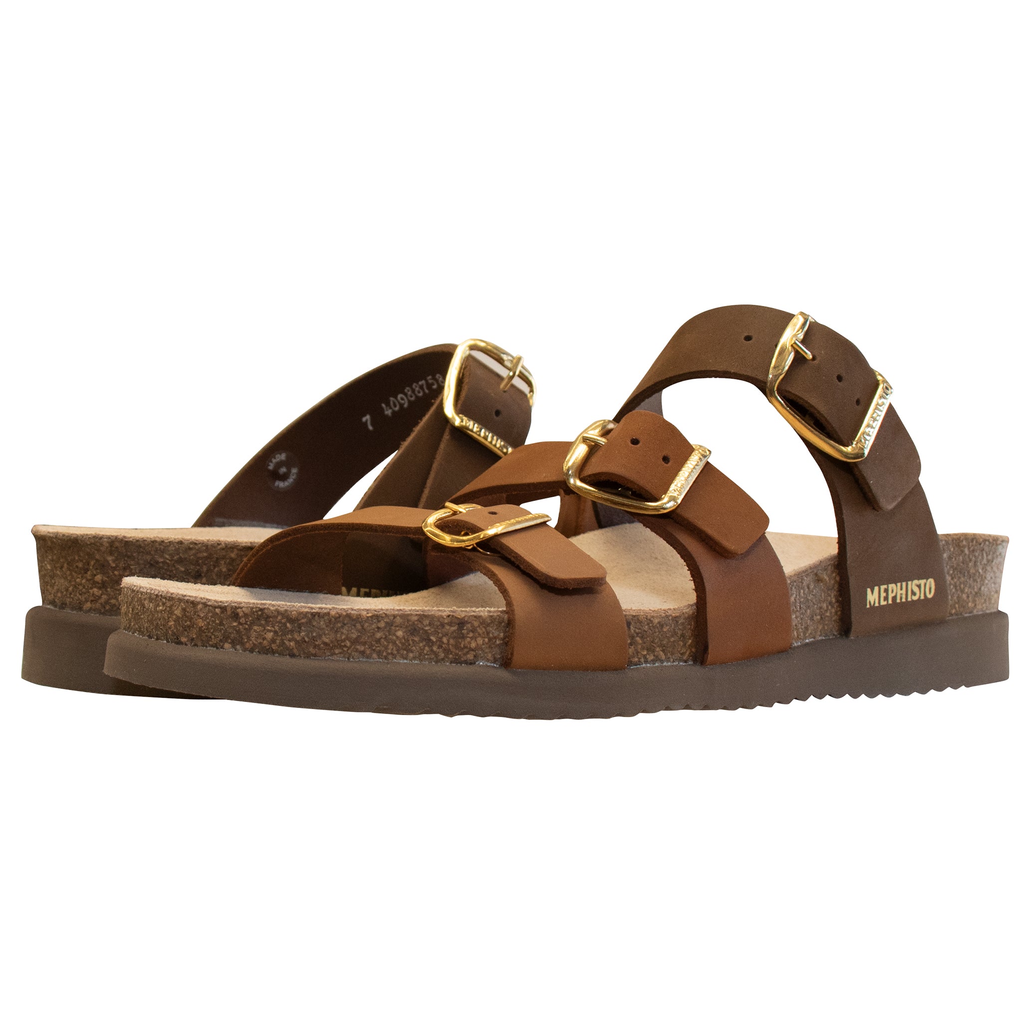 Sandales Mephisto Hyacinta pour femme, camel scratch