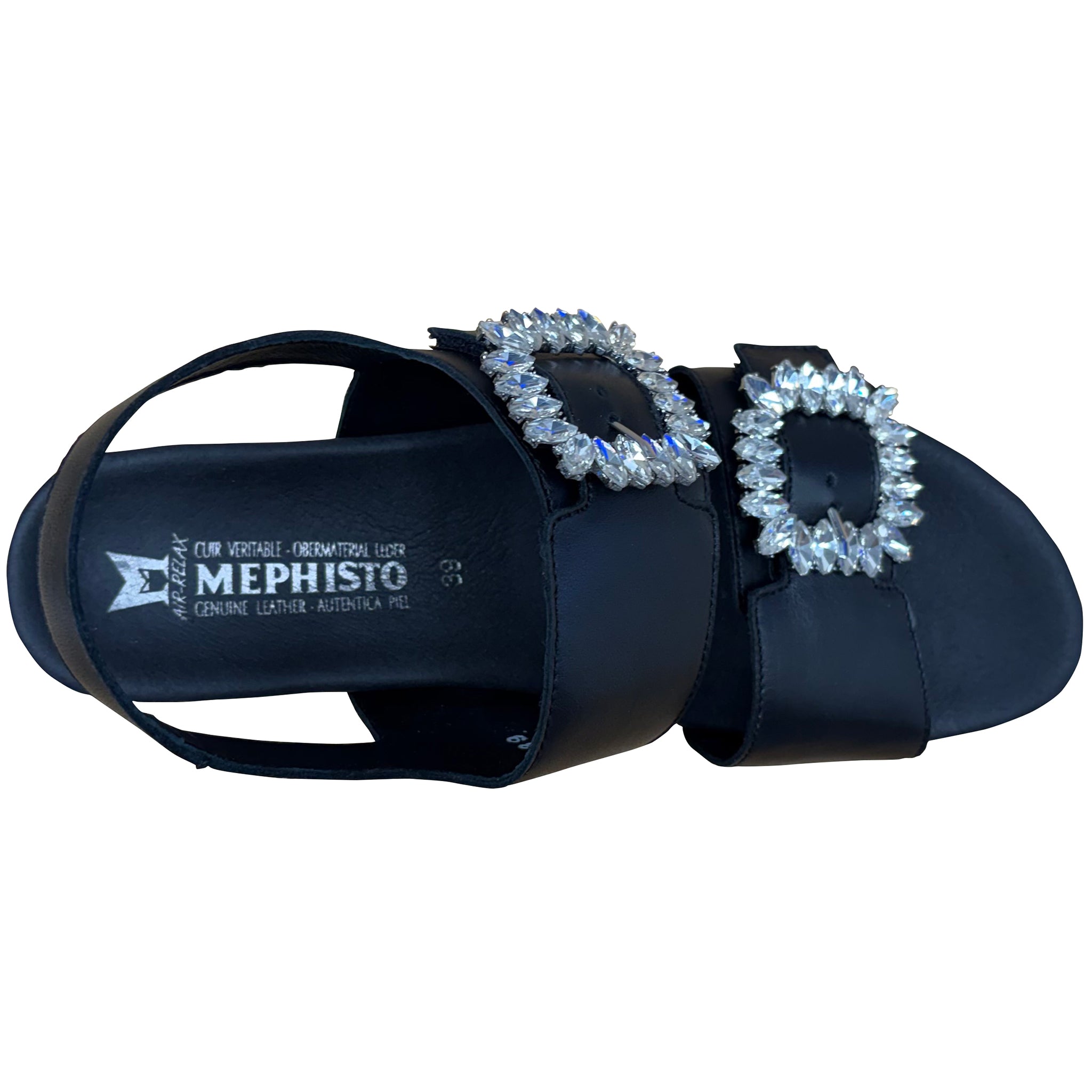 Sandale Mephisto Ysabel Spark pour femme, noire