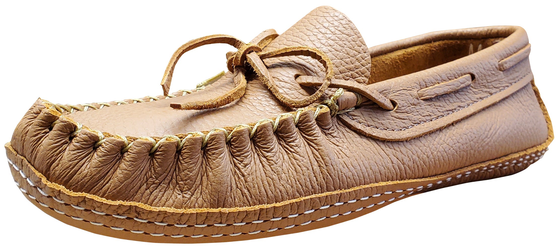 Women's Suede Slipper, unlined, Leather Sole, California Tan