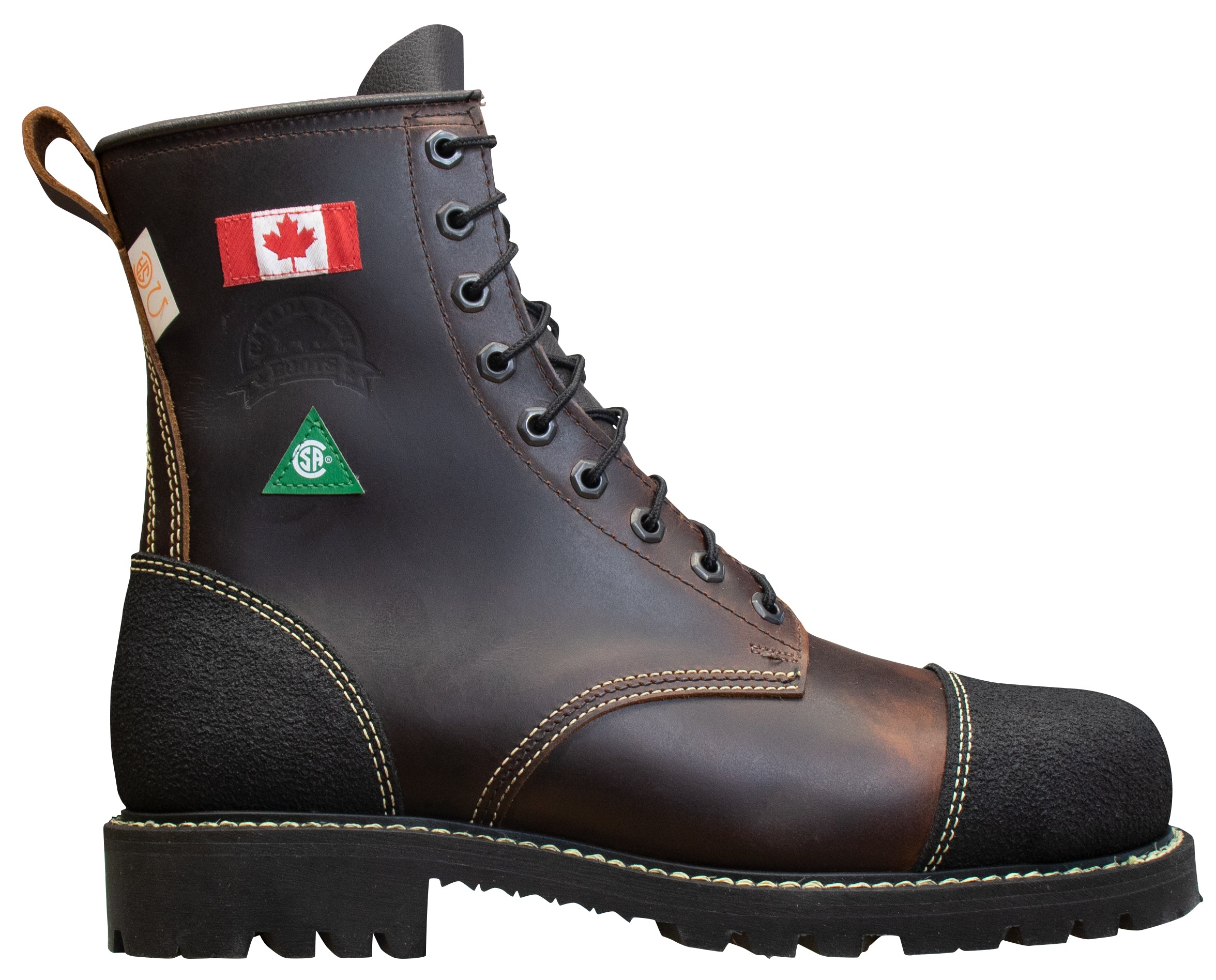 Bottes de travail à lacets pour hommes Canada West