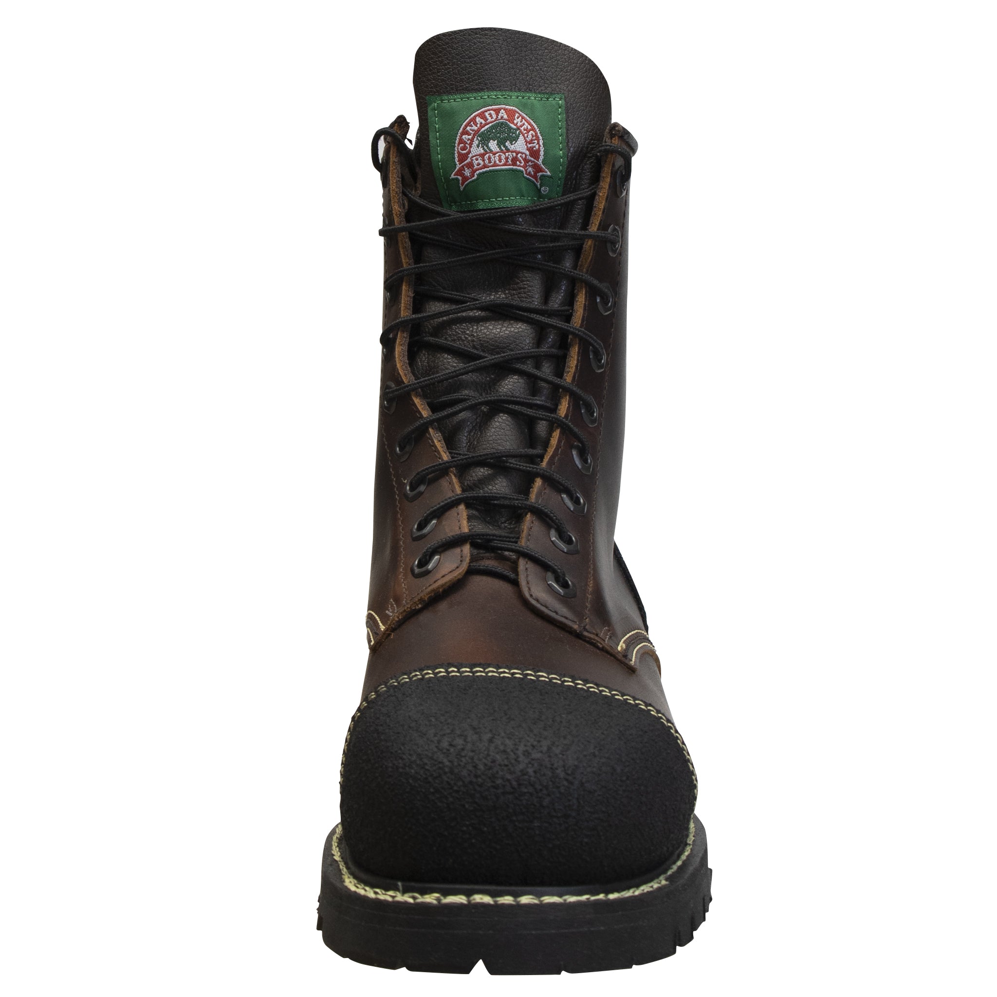 Canada West Men's Lace Work Boots Pecan Tumbled