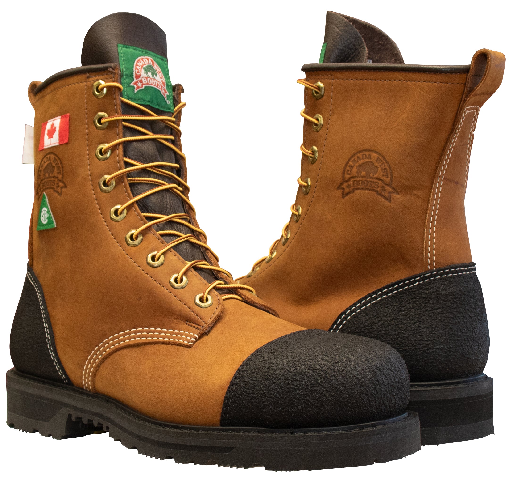Bottes de travail à lacets pour hommes Canada West