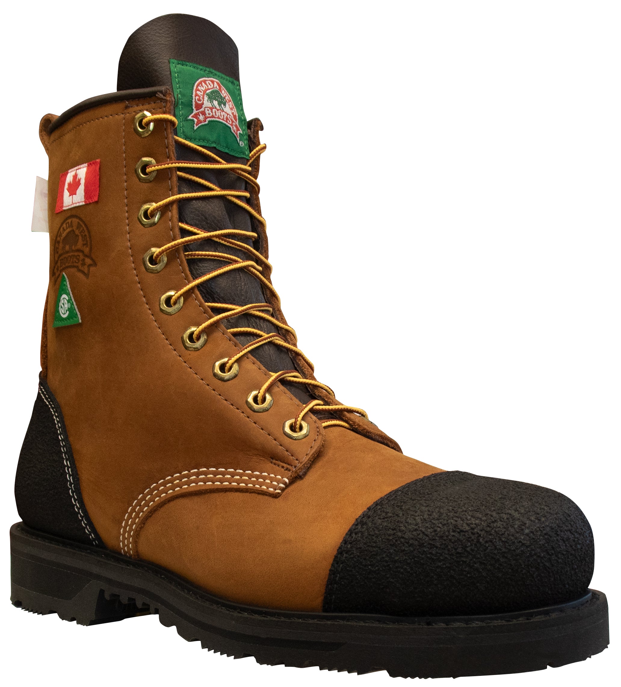 Bottes de travail à lacets pour hommes Canada West