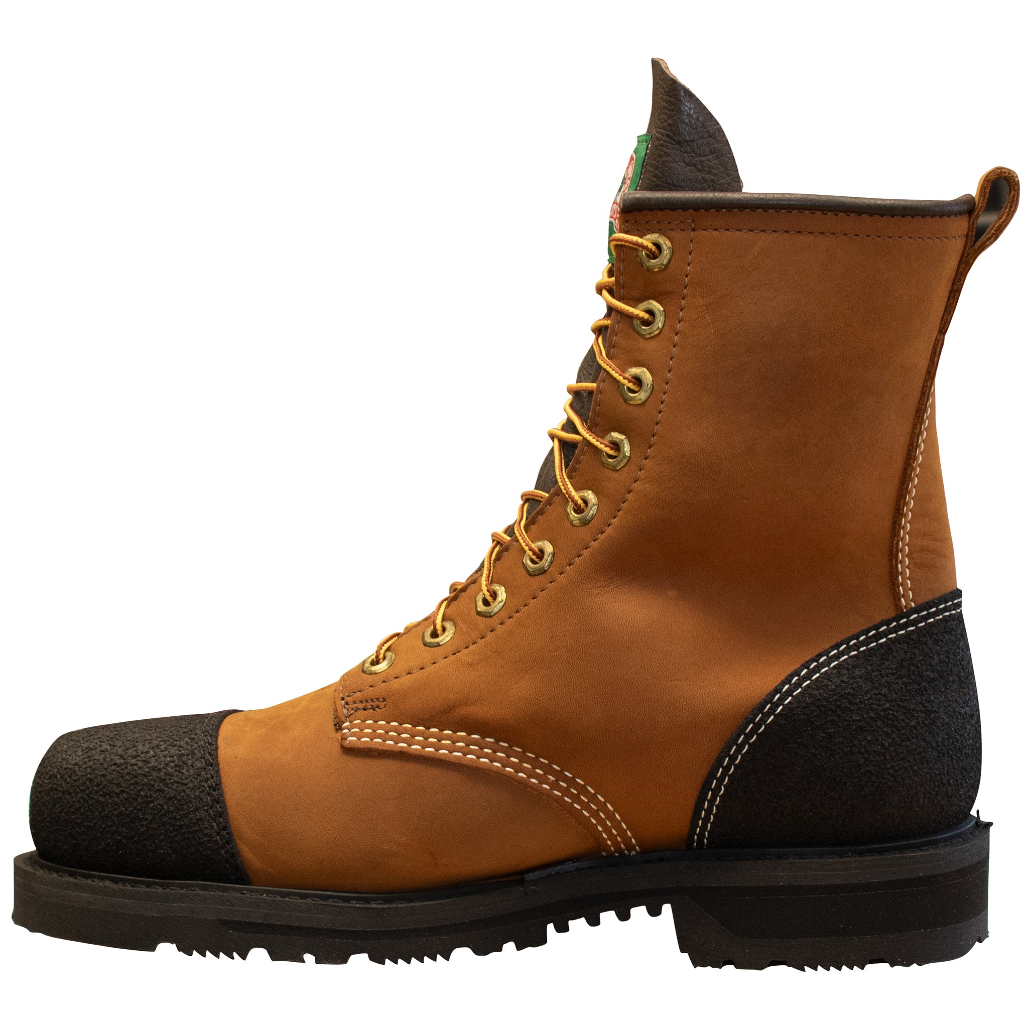Canada West Men's Lace Work Boots Whisky Kodiak