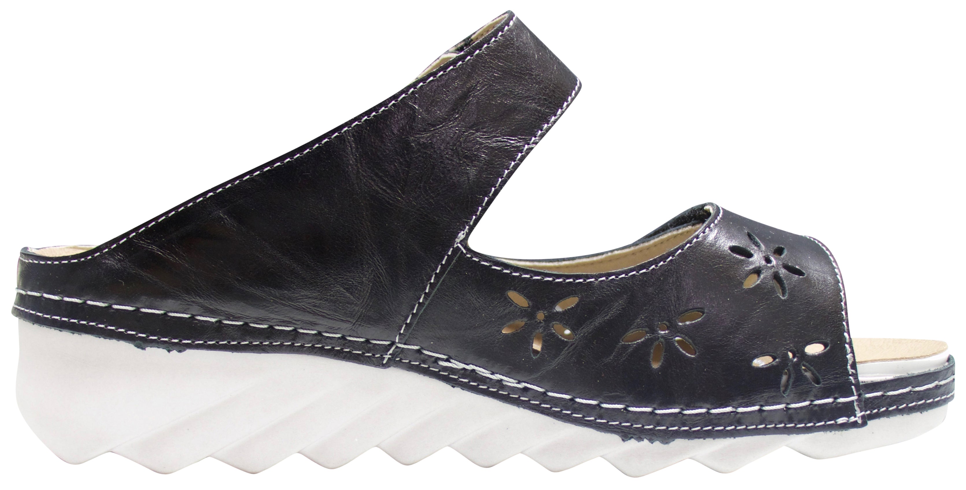 Sandale Romika Salem 08 pour femme, noire