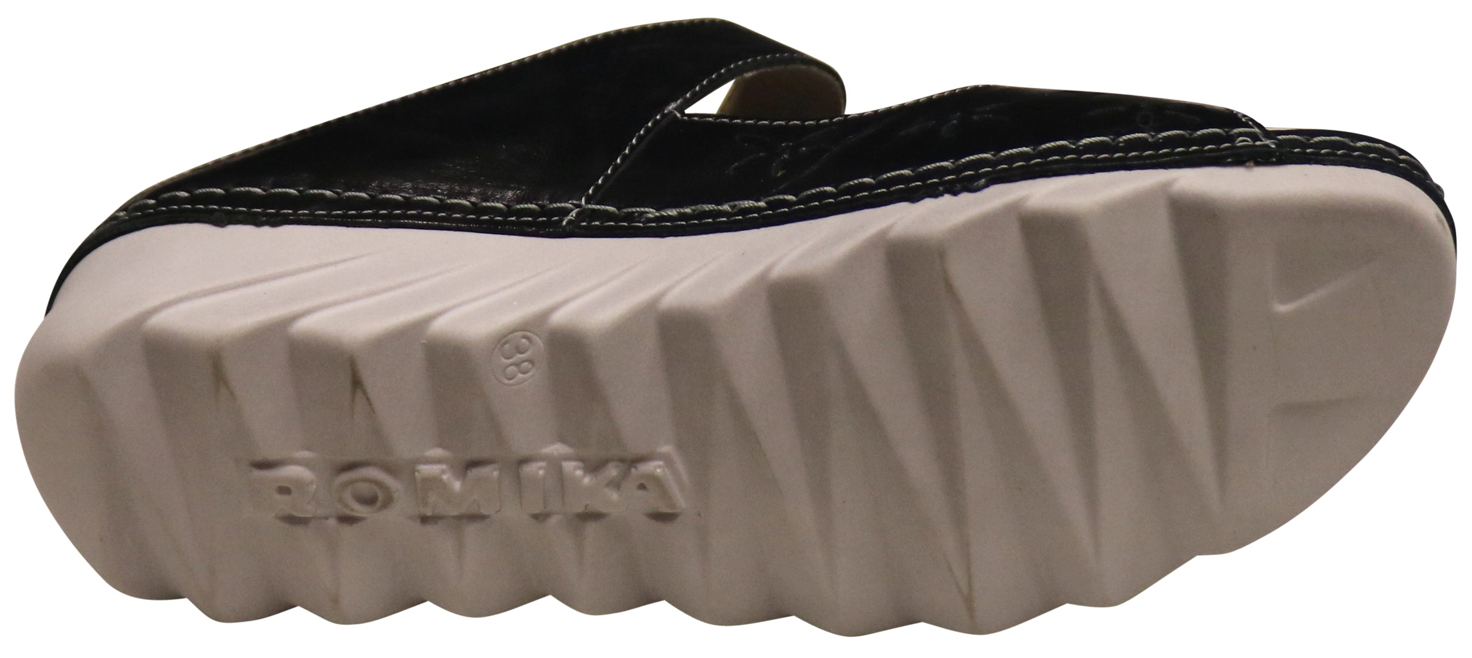 Sandale Romika Salem 08 pour femme, noire