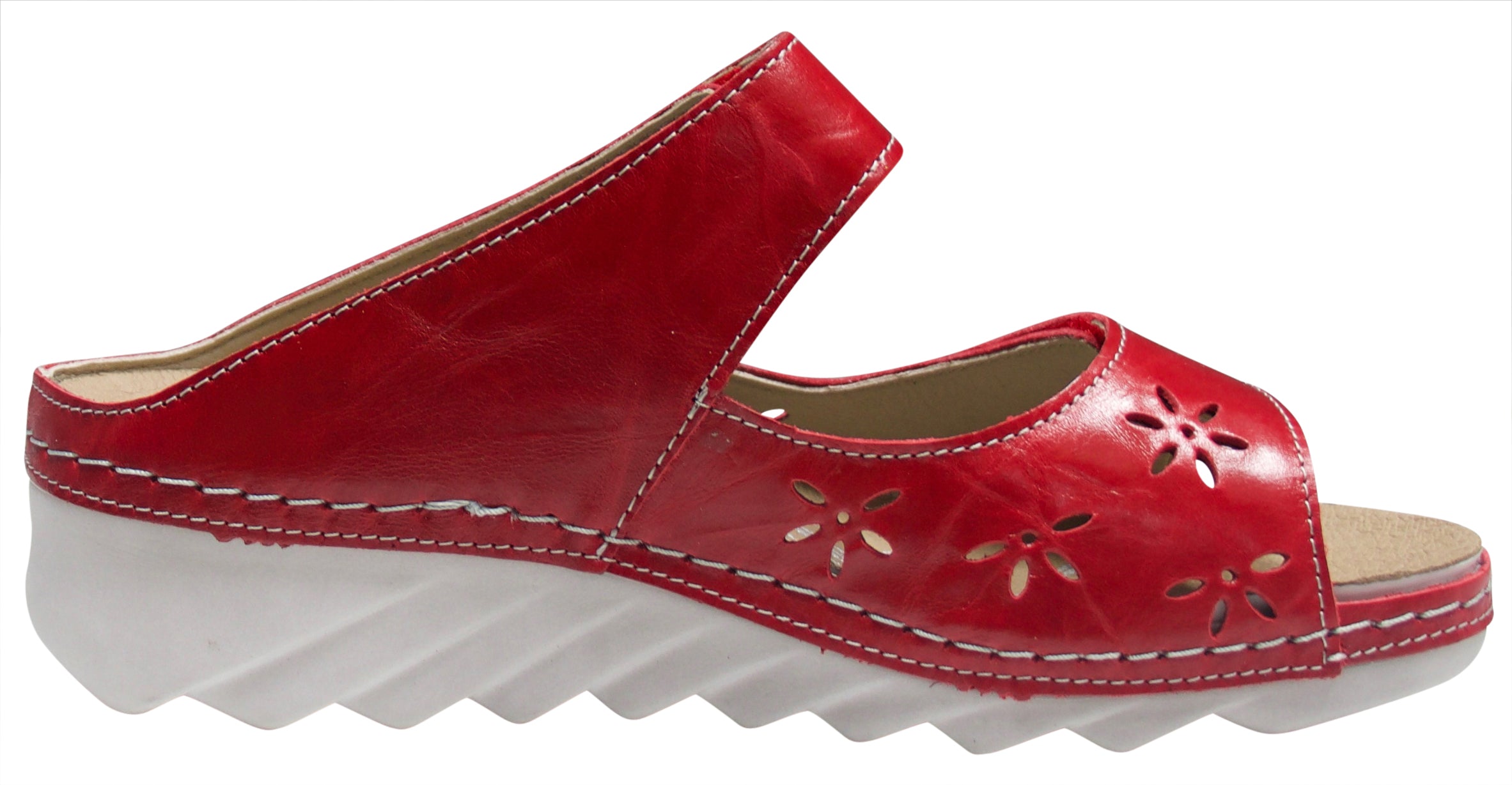 Sandale Romika Salem 08 pour femme, rouge