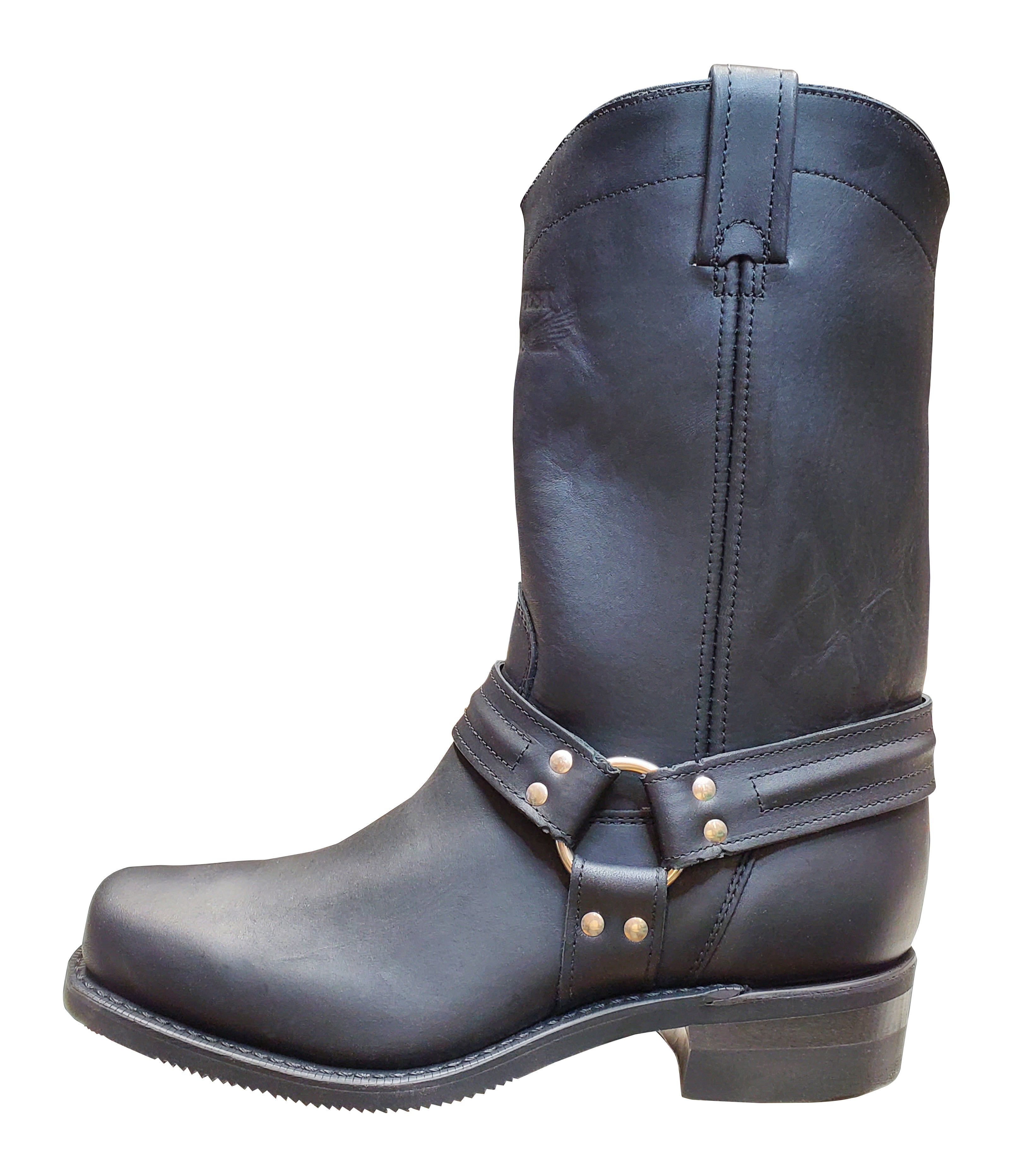 Bottes de motard pour homme Canada West, noires, style Loggertan