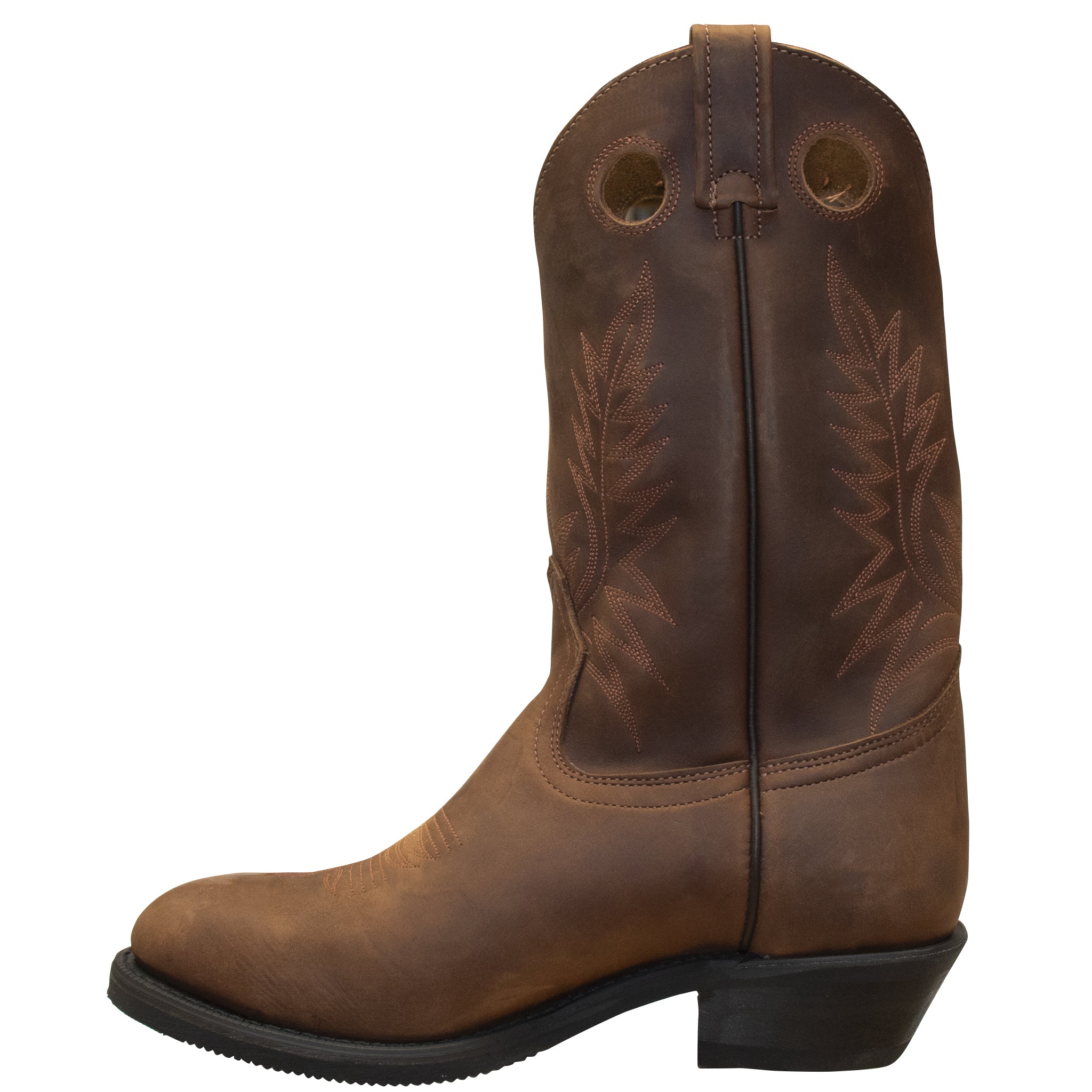 Bottes de travail western pour hommes de l'Ouest canadien Crazy Horse