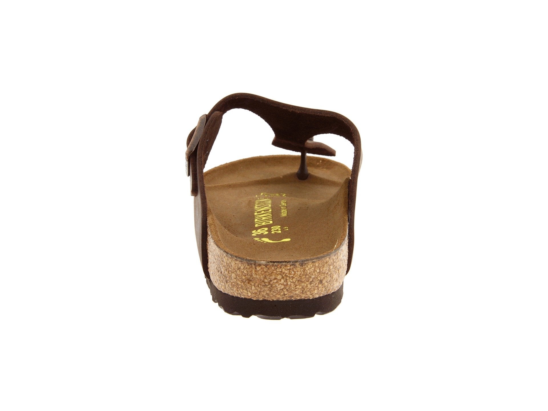 Birkenstock Gizeh, havane, cuir naturel
