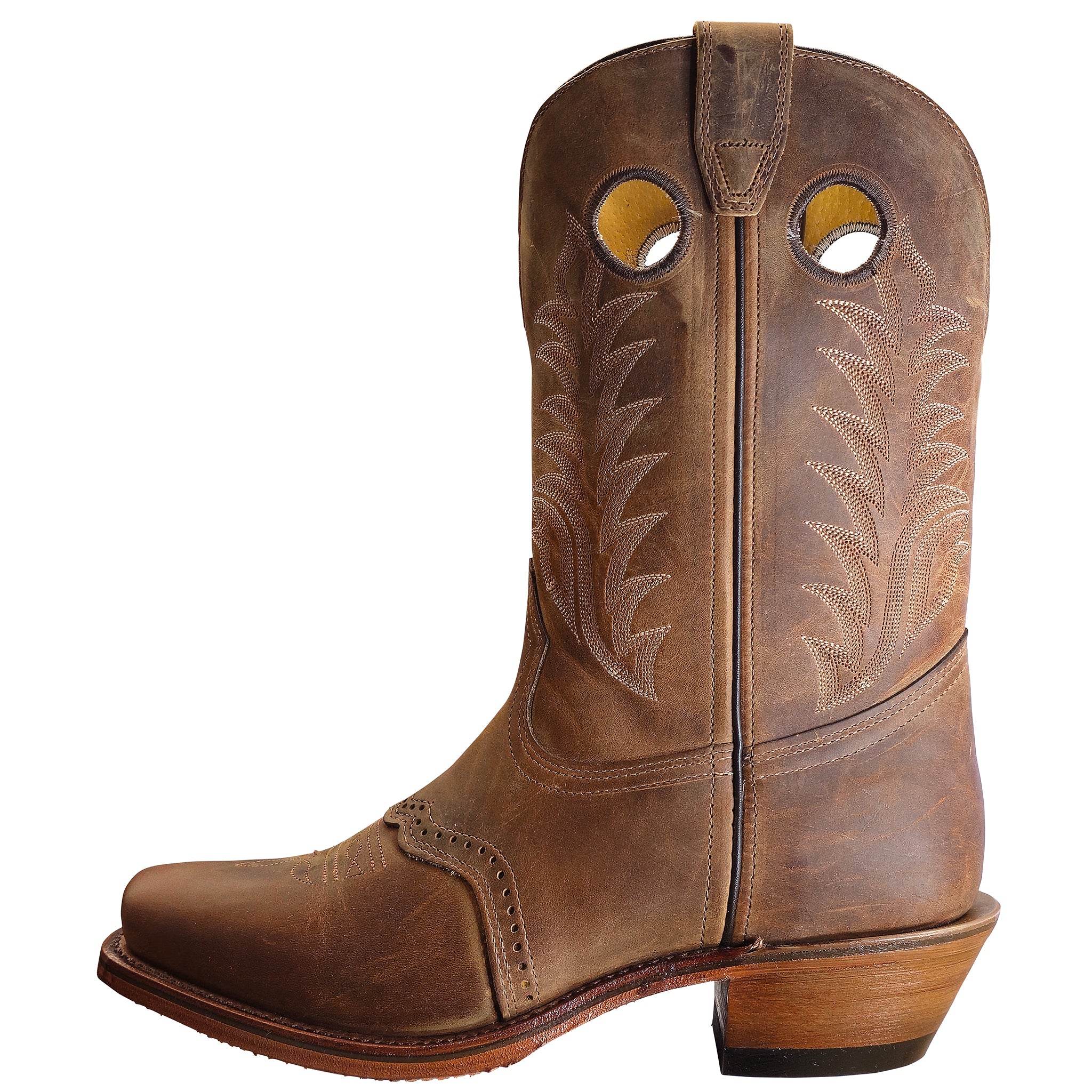 Boulet Western Boots Men's, Rider Sole, Challenger, Hillbilly Golden
