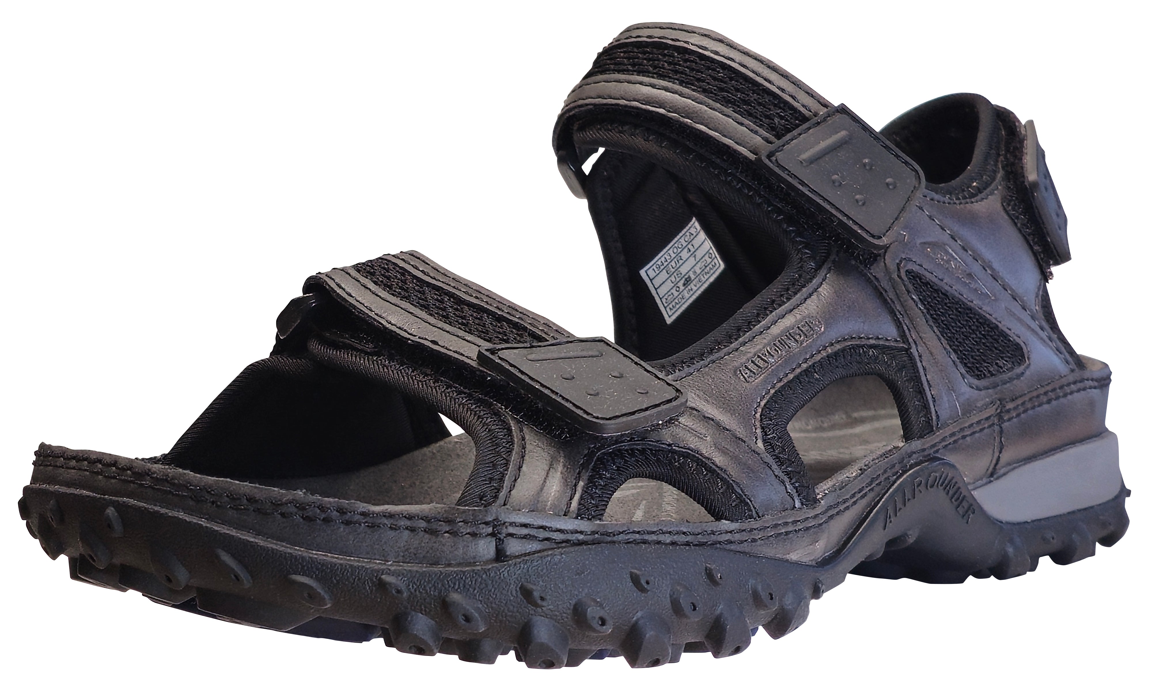 Sandale polyvalente Mephisto Regent pour homme, olive foncé, modèle Crazy Horse, 58