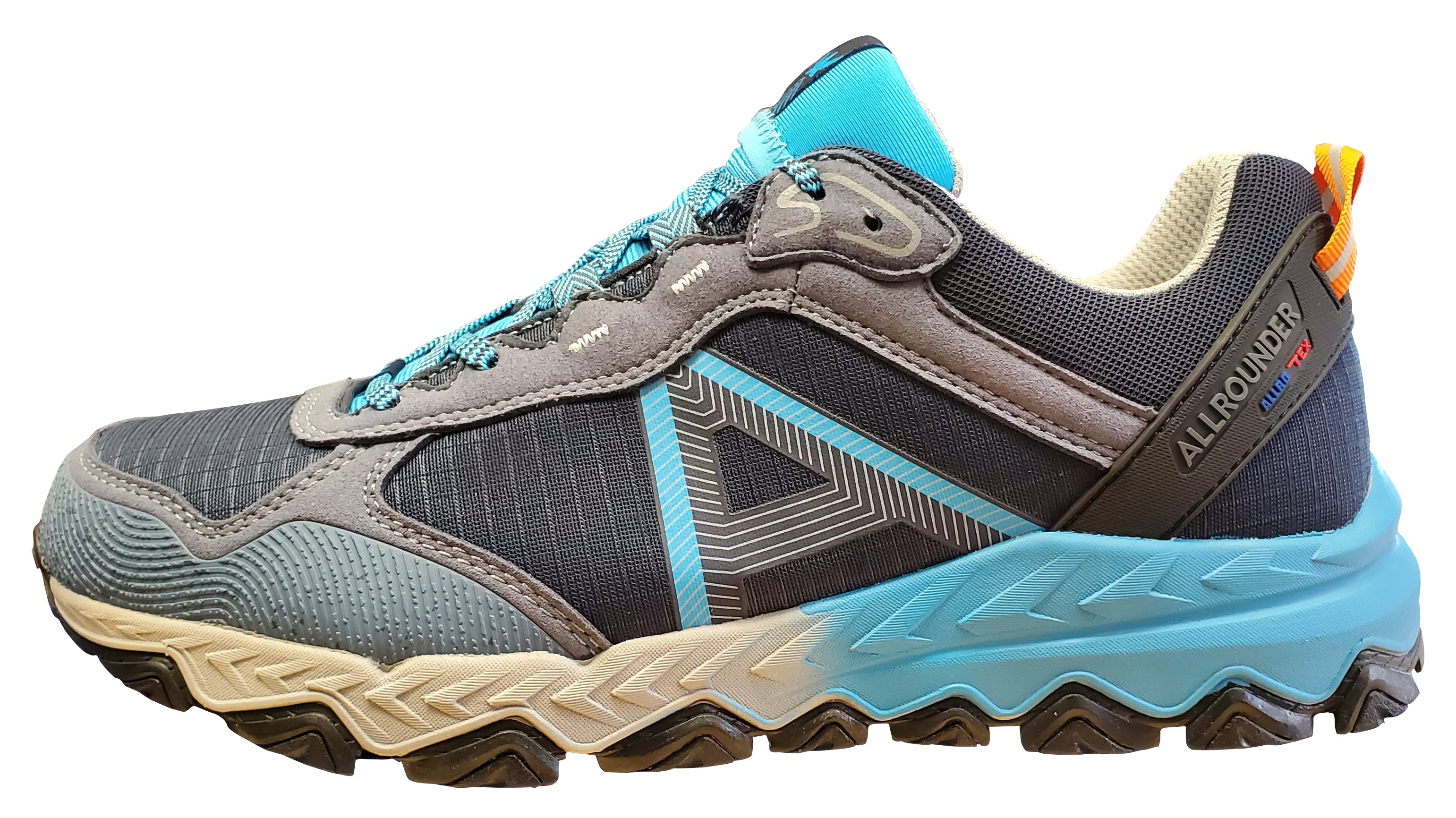 Chaussures de marche Allrounder Challenge-TEX pour homme, couleur jean/ciel nocturne