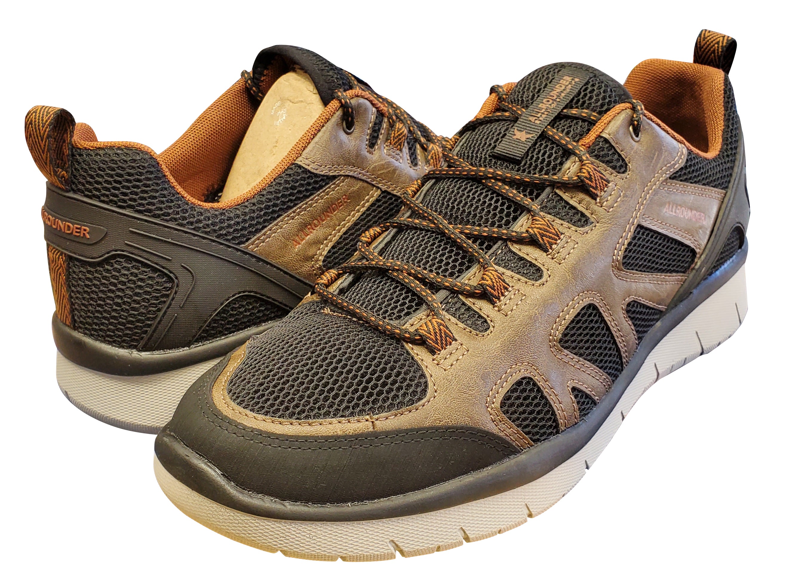 Chaussures de marche Allrounder Moment pour homme, noir/marron foncé