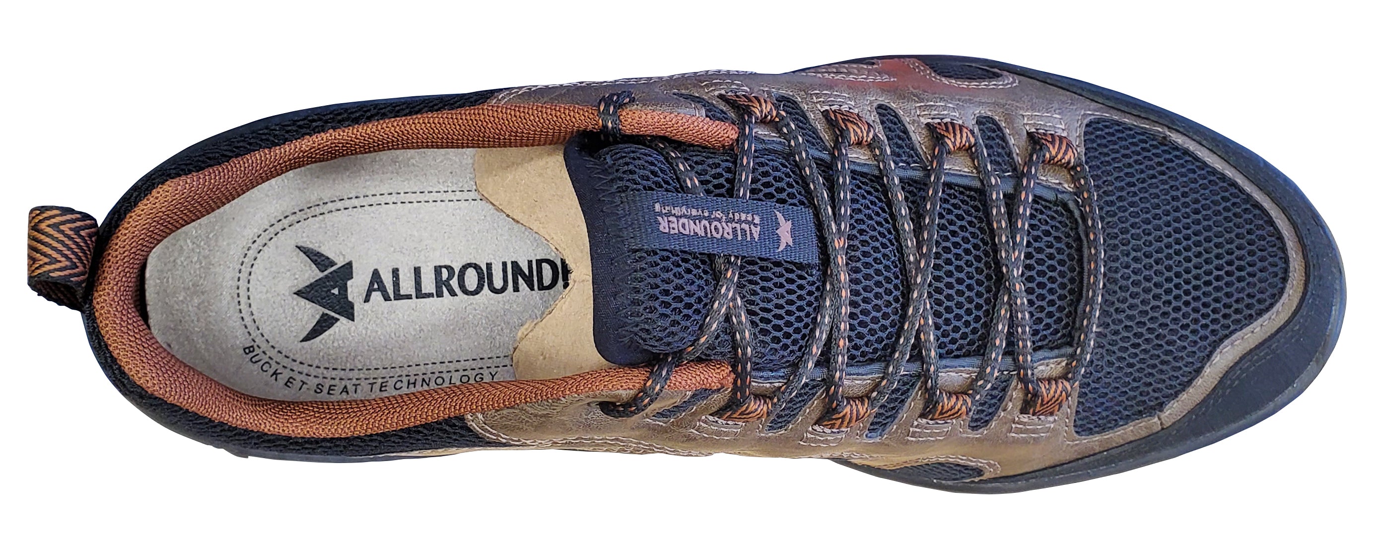 Chaussures de marche Allrounder Moment pour homme, noir/marron foncé
