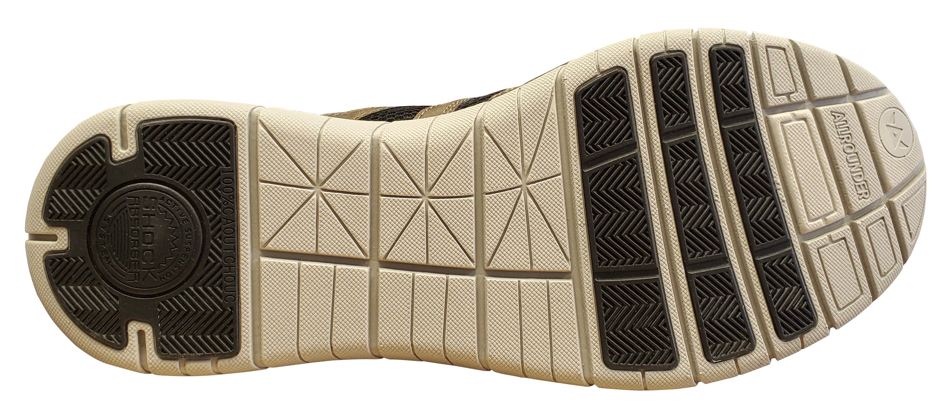 Chaussures de marche Allrounder Moment pour homme, noir/marron foncé