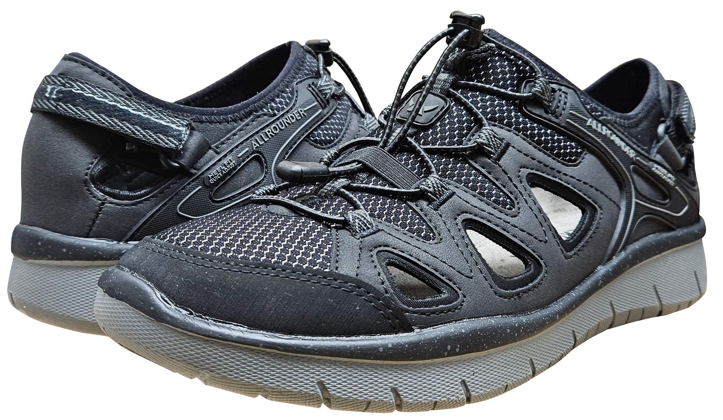 Chaussures de marche Allrounder Moro pour homme, noires