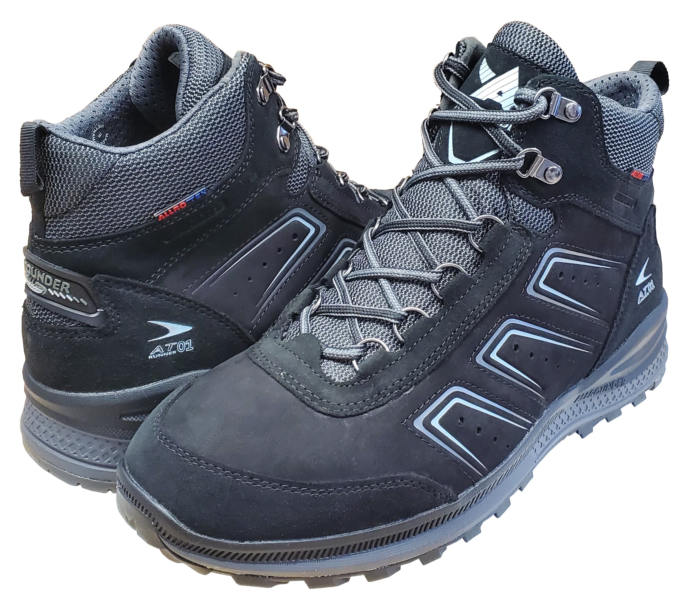 Chaussures de randonnée Allrounder Ranus-Tex pour homme, noires