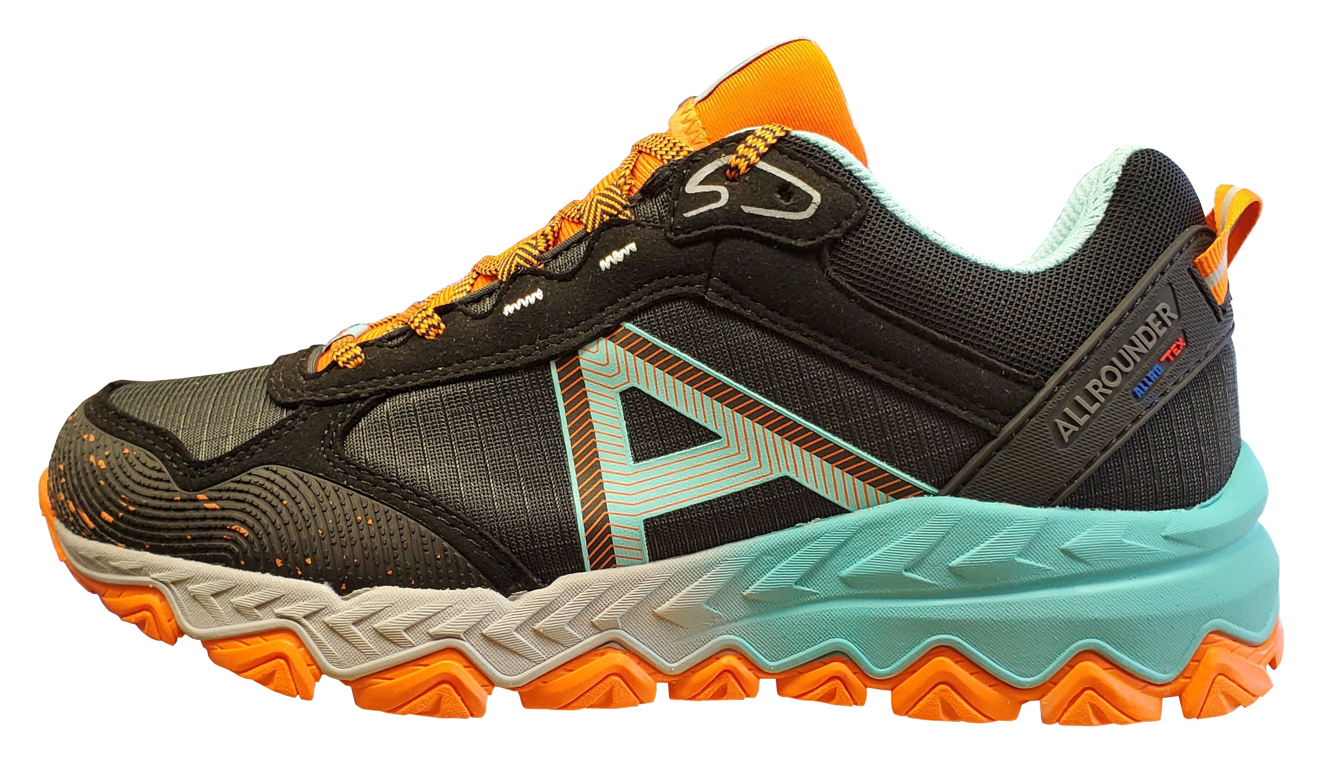 Chaussures de marche Allrounder Run-Tex pour femme, noires