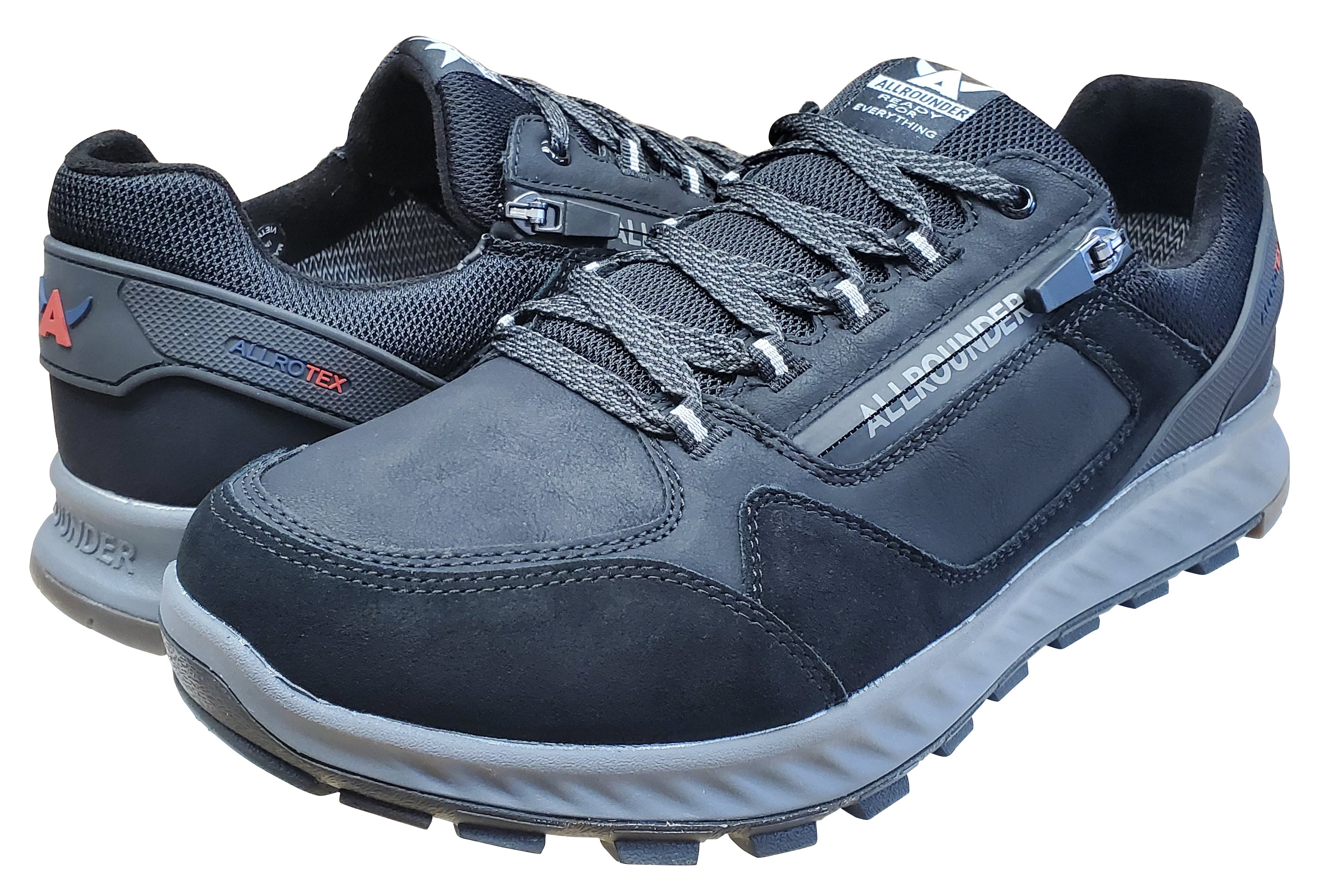 Chaussures de marche Allrounder Utano-Tex pour homme, noires