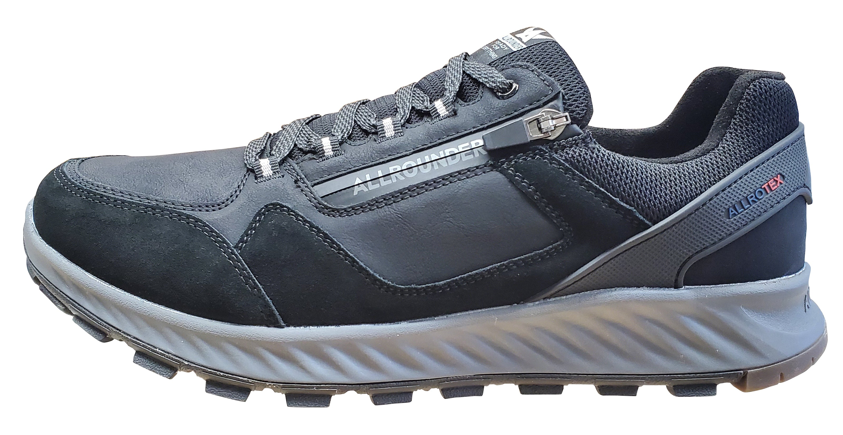 Chaussures de marche Allrounder Utano-Tex pour homme, noires