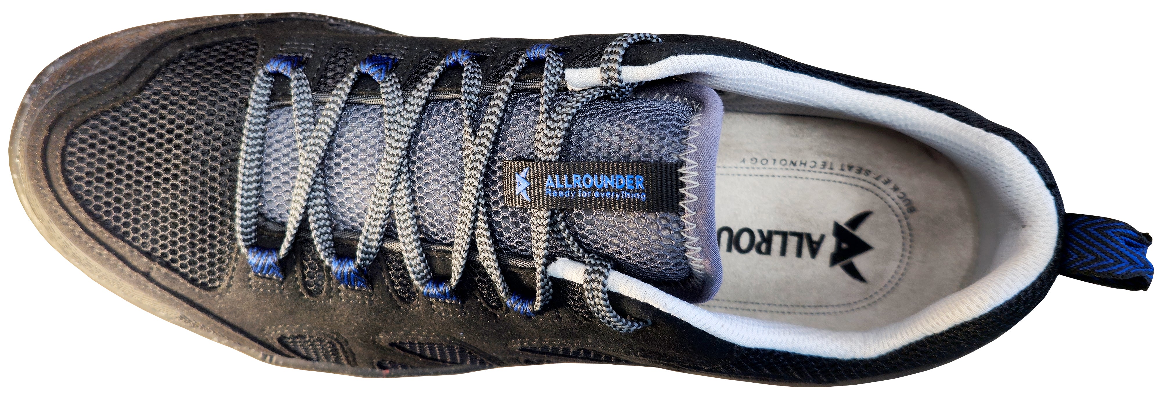 Chaussures de marche Allrounder Moment pour homme, noir/gris métallisé