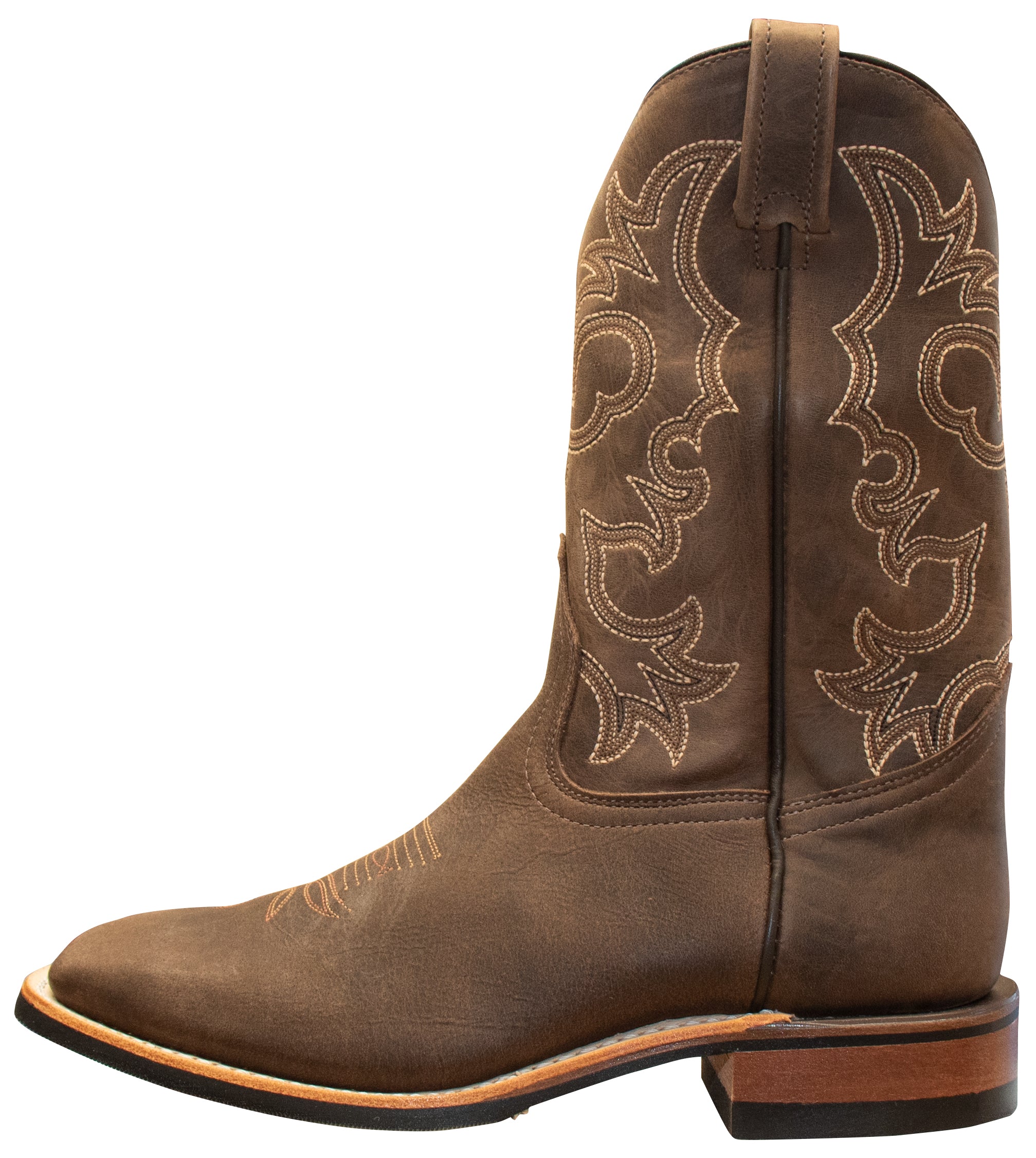 Bottes western Brahma Ropers pour homme de Canada West, couleur Alamo Tan