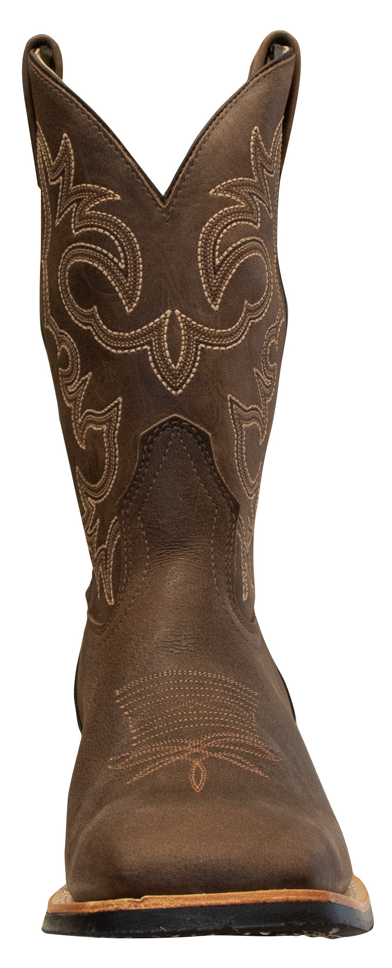 Bottes western Brahma Ropers pour homme de Canada West, couleur Alamo Tan