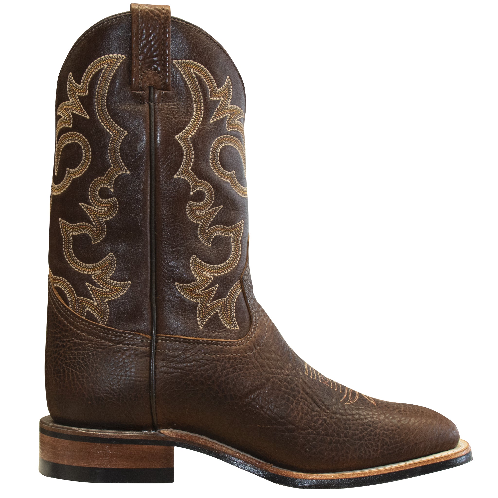 Bottes western Brahma Ropers marron pour homme de Canada West
