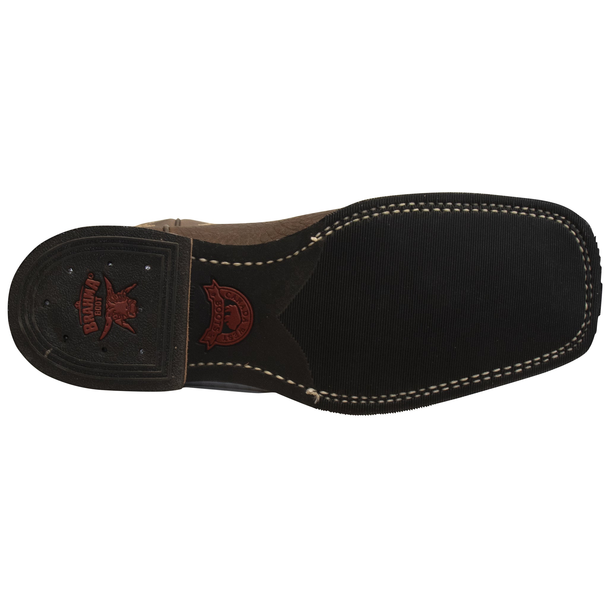 Bottes western Brahma Ropers marron pour homme de Canada West