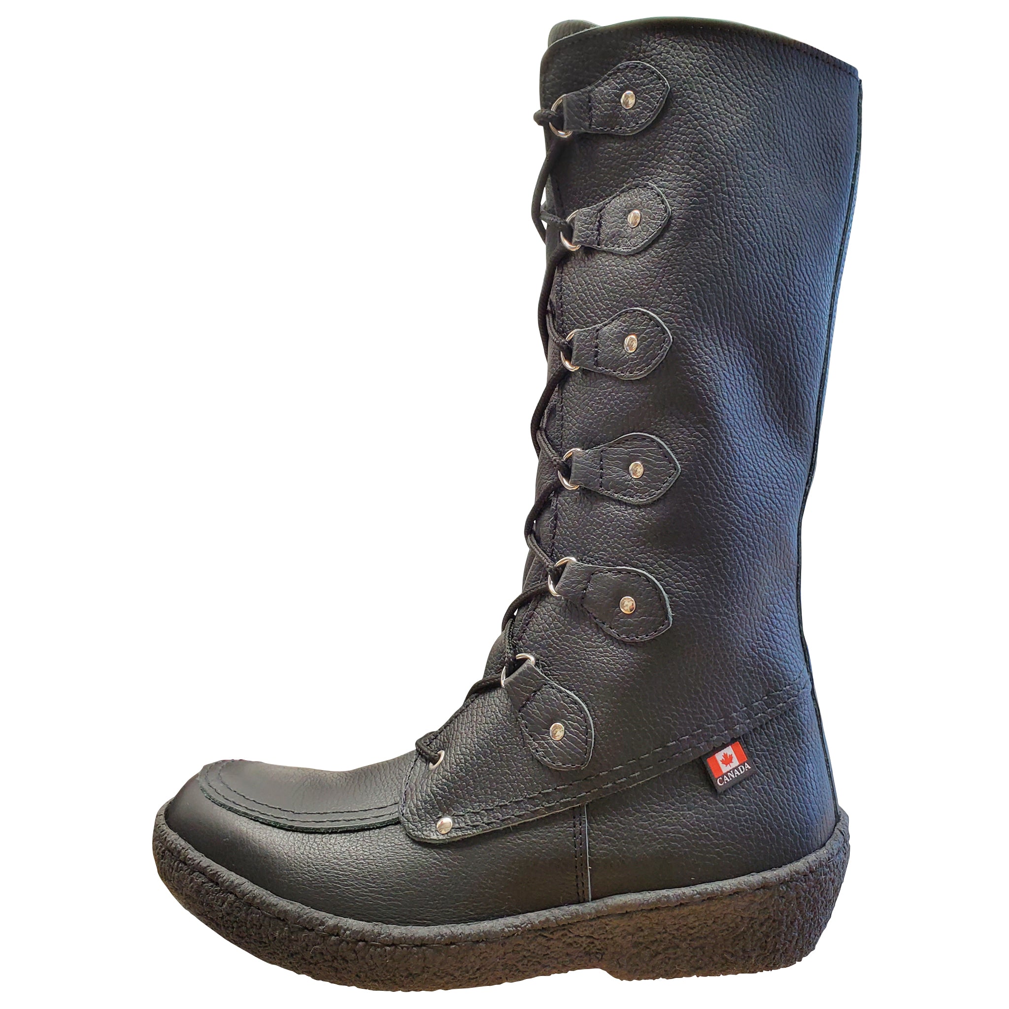 Women's Mukluk Winter Boots with Rubber Sole and Wool Lining