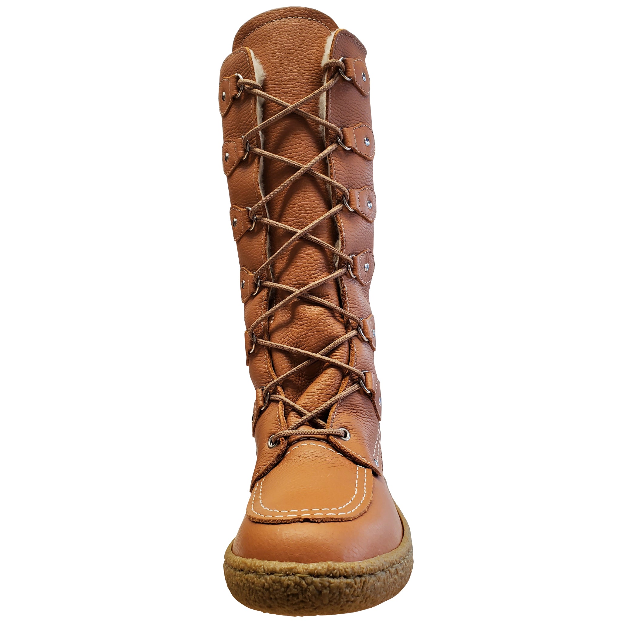 Women's Mukluk Winter Boots with Rubber Sole and Wool Lining