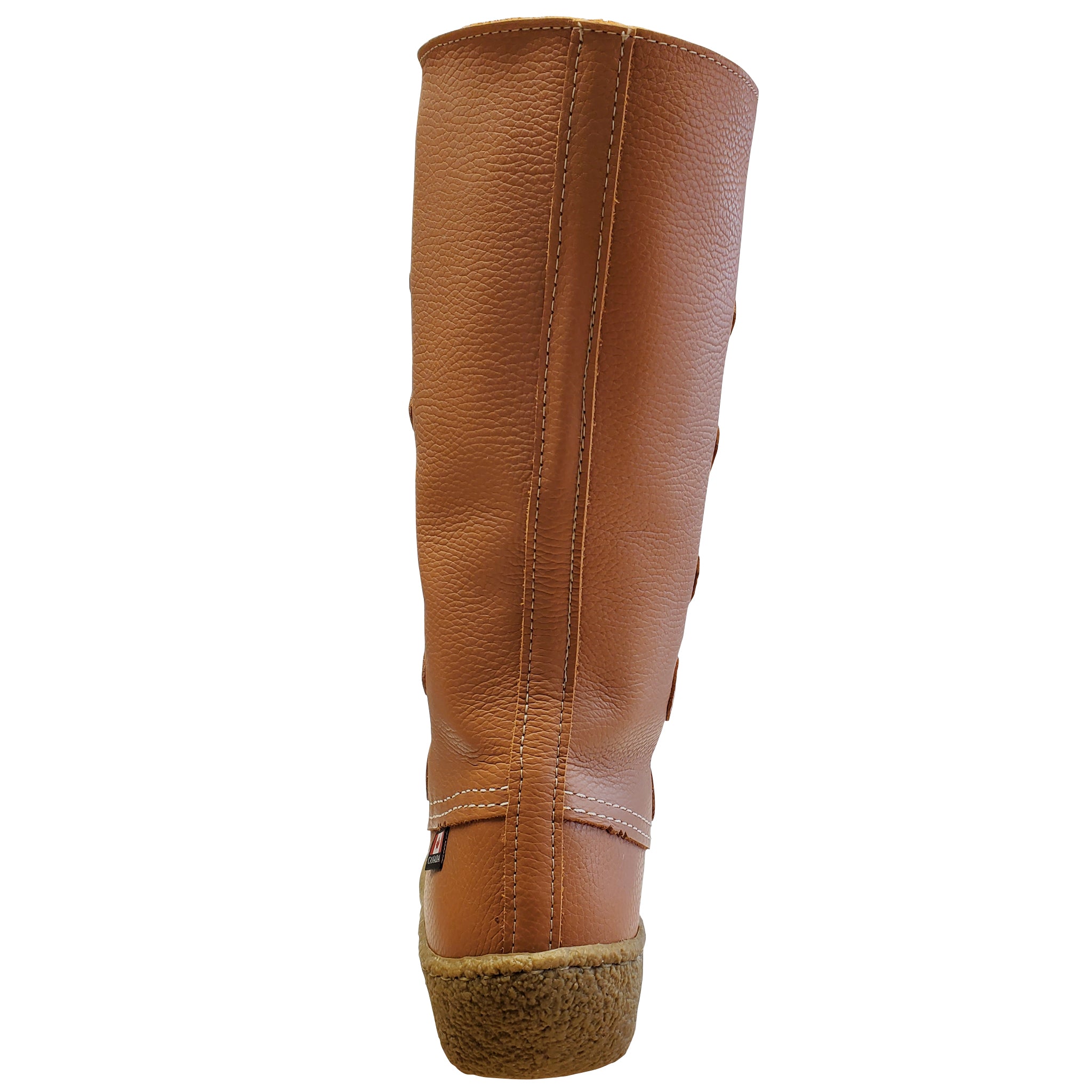 MEN'S MUKLUK WINTER BOOTS WITH RUBBER SOLE AND WOOL LINING
