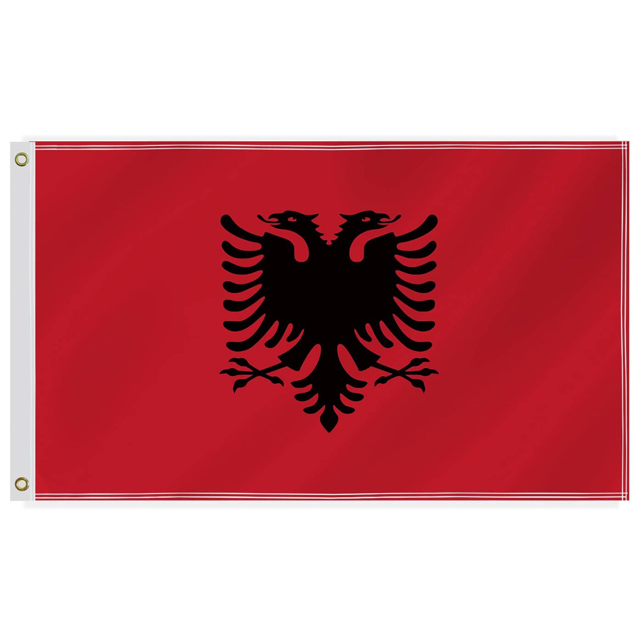 Albania 100% Polyester Flag 36"X60"