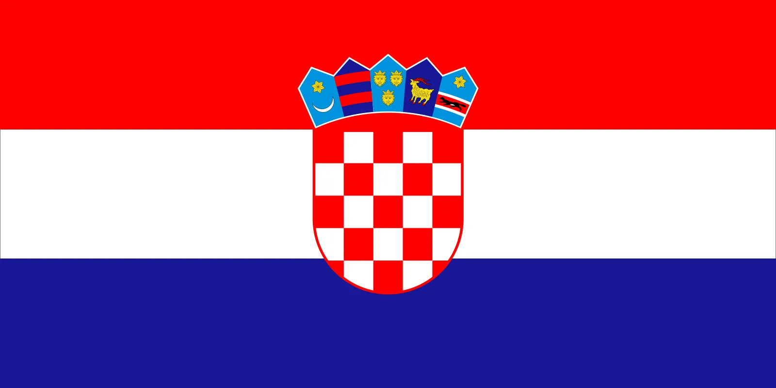 Croatia 100% Polyester Flag 36"X60"