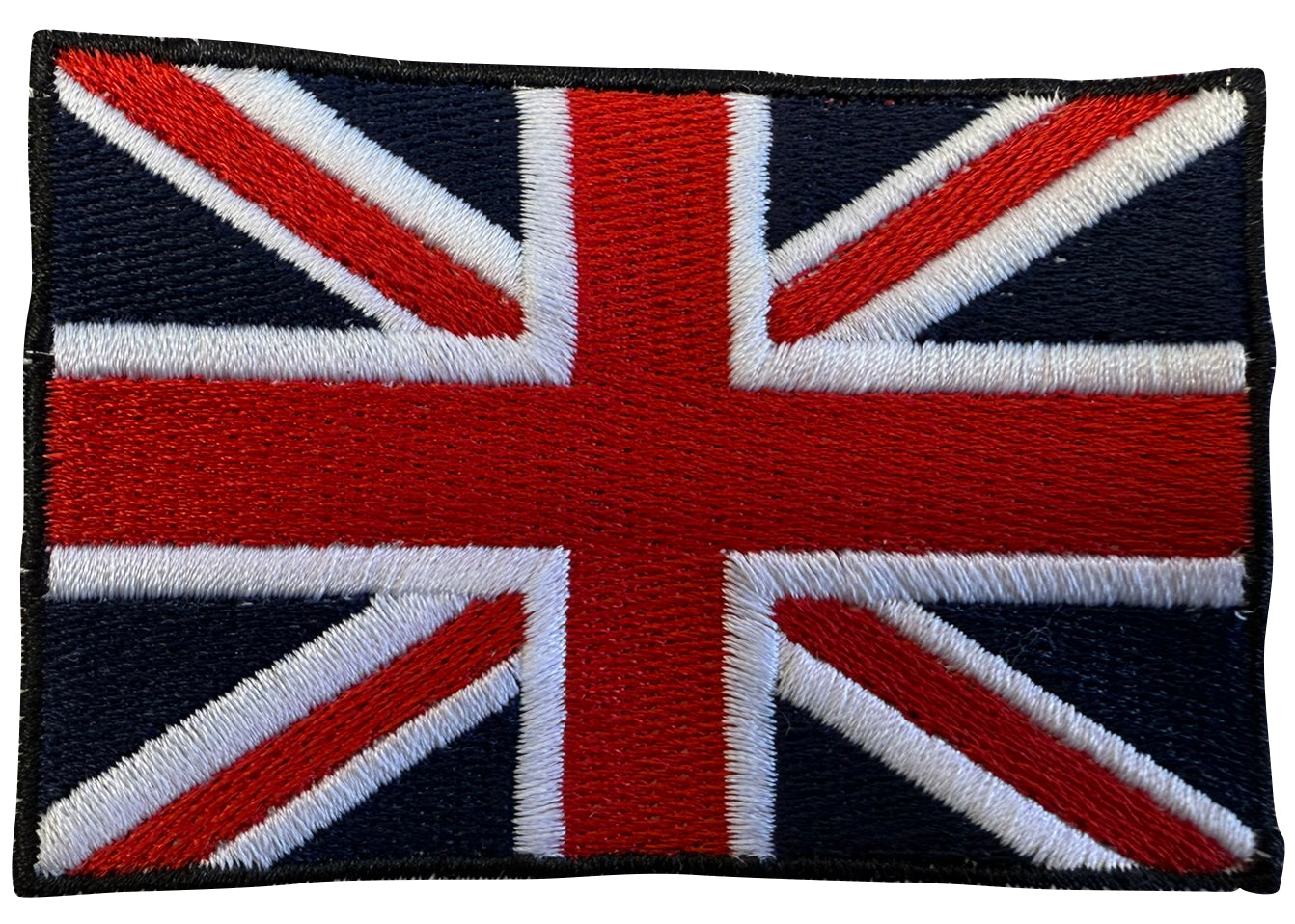 UK Iron On Embroidery Flag Patch